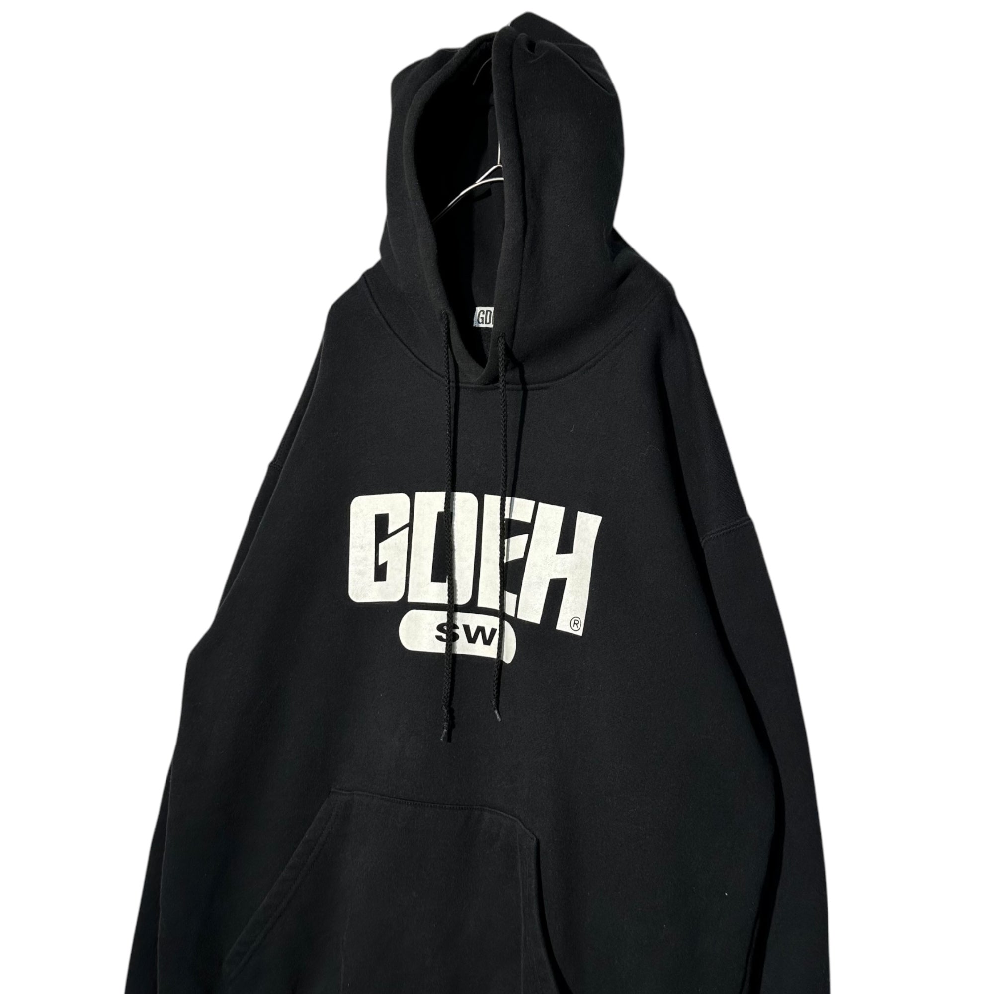 GOODENOUGH(グッドイナフ) 00's GDEH Logo Pullover Hoodie Hoodie GDEH ロゴ プルオーバー パーカー フーディー L ブラック 復刻アイテム