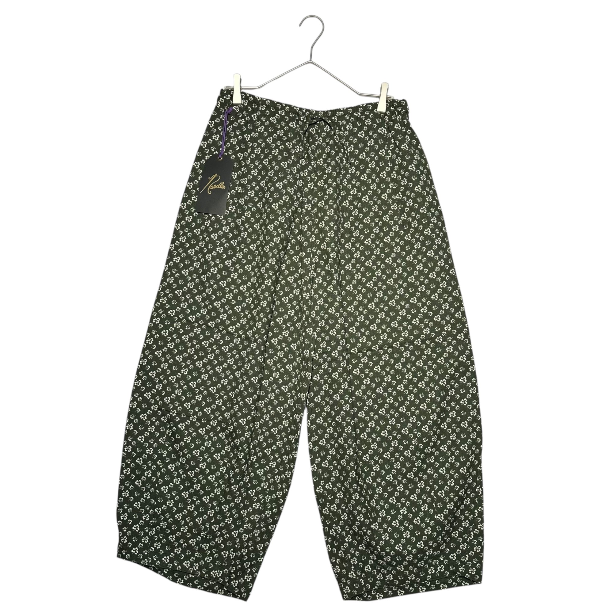 NEEDLES(ニードルズ) Clover Print Wool Trousers クローバー プリント ウール トラウザー パンツ LQ151 2 グリーン ジョガー