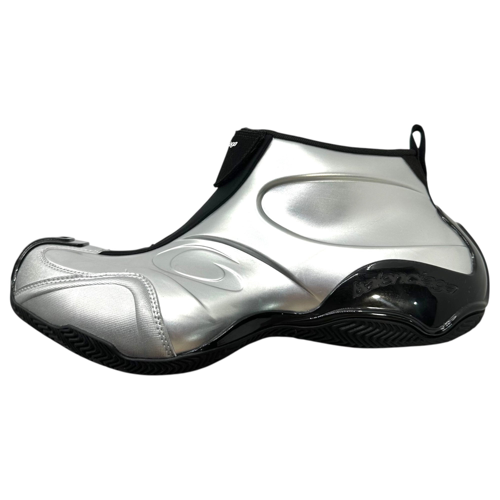 BALENCIAGA(バレンシアガ) Basketball Sneakers バスケットボール スニーカー 824909 27.5cm シルバー×ブラック