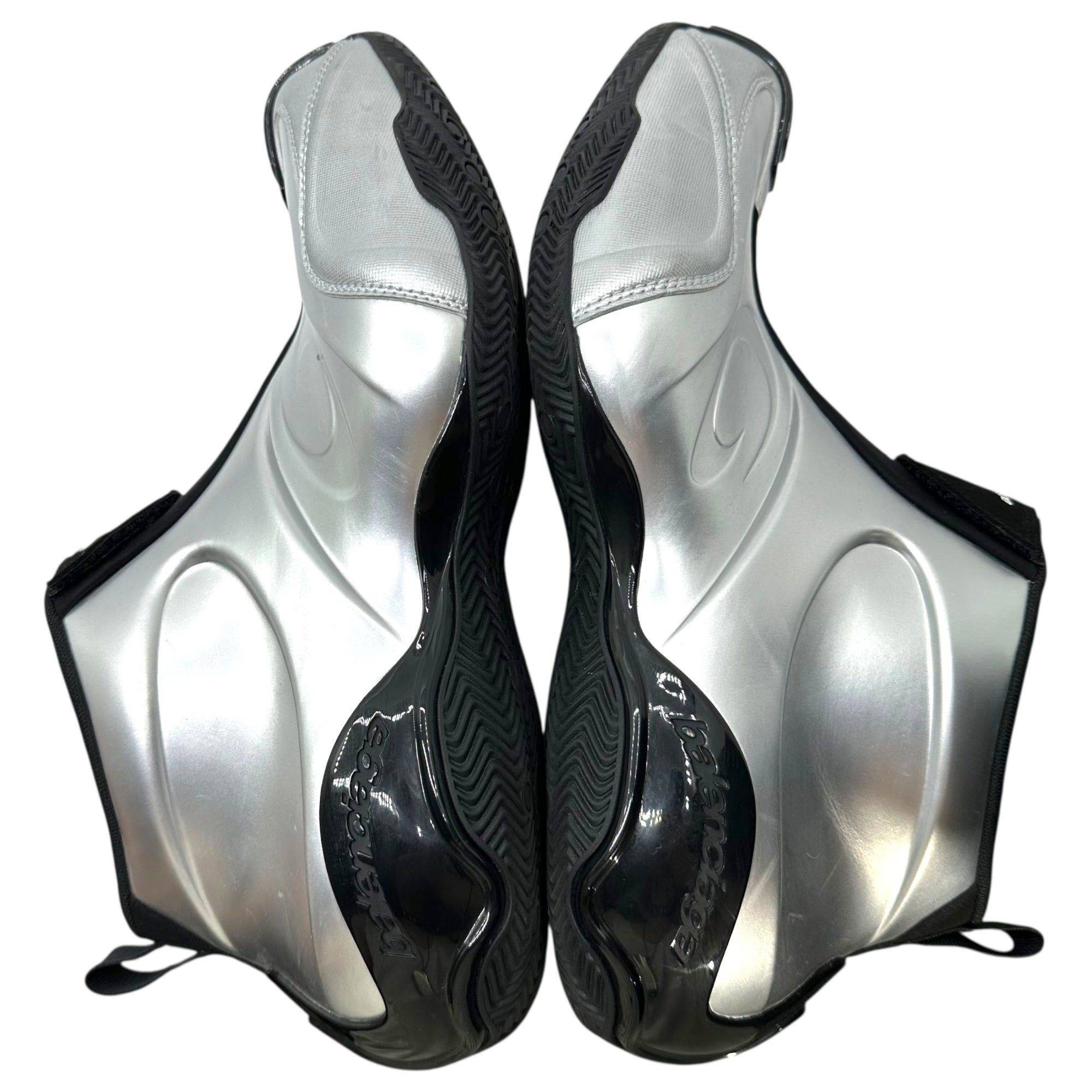 BALENCIAGA(バレンシアガ) Basketball Sneakers バスケットボール スニーカー 824909 27.5cm シルバー×ブラック