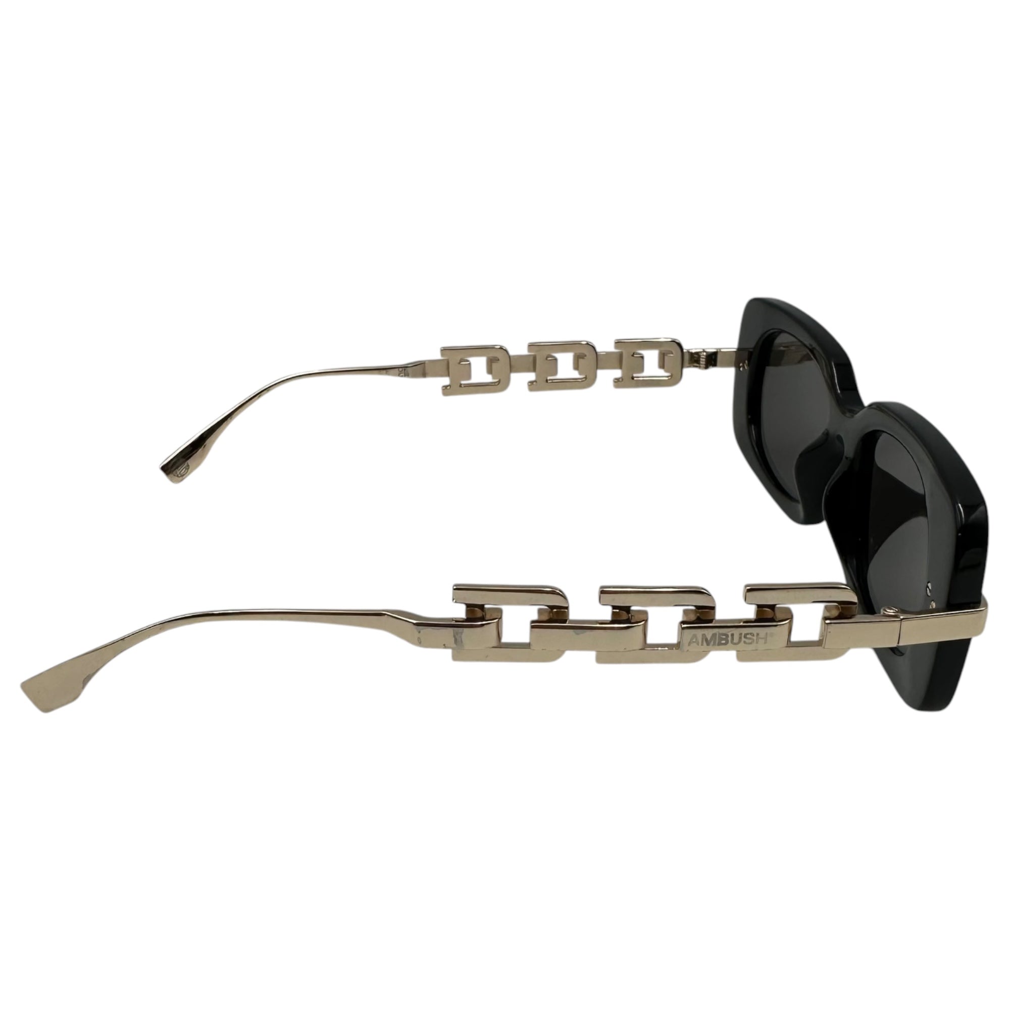 AMBUSH(アンブッシュ) A CHAIN SUNGLASSES black チェーン サングラス 12115068 ブラック×ゴールド