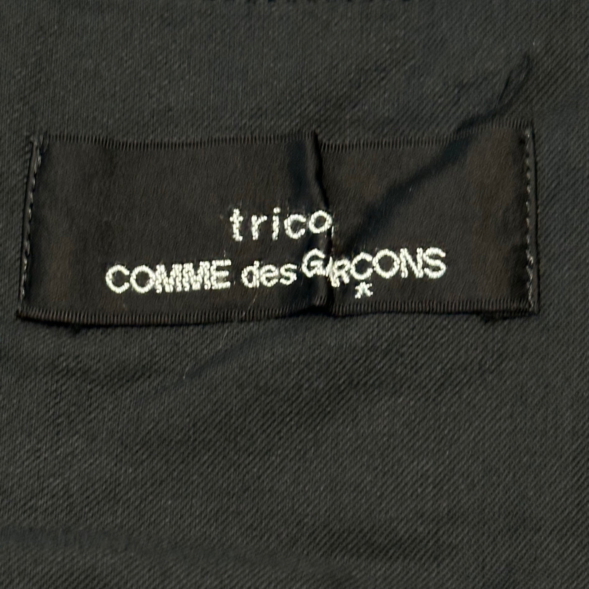 tricot COMME des GARCONS(トリココムデギャルソン) 08AW Product-dyed Velour Waist Belt Skirt 製品染め ベロア ウエストベルト スカート TB-S007 M ブラック AD2008