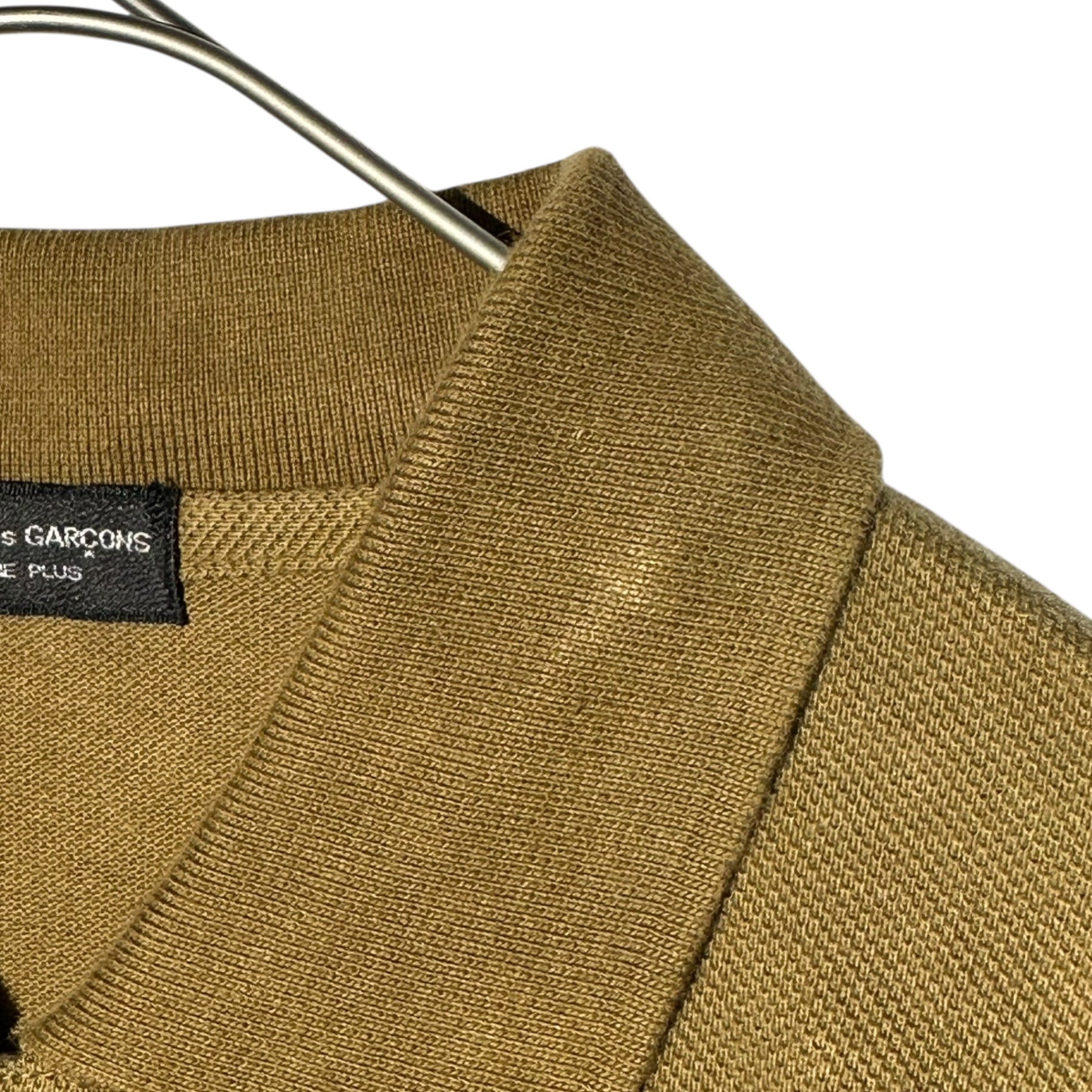 COMME des GARCONS HOMME PLUS(コムデギャルソンオムプリュス) 95SS Deer short-sleeved button shirt 鹿の子 半袖 ボタン シャツ 90年代 PT-100130 FREE ブラウン AD1994