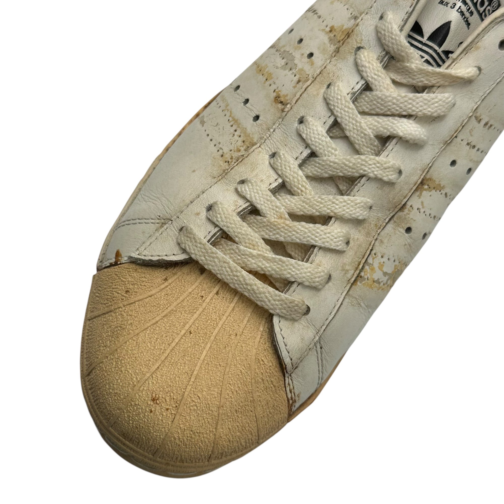 adidas(アディダス) 80's SUPER STAR Sneakers 80年代 スーパースター ローカット スニーカー 12(30cm程度) ホワイト 稀少 フランス製