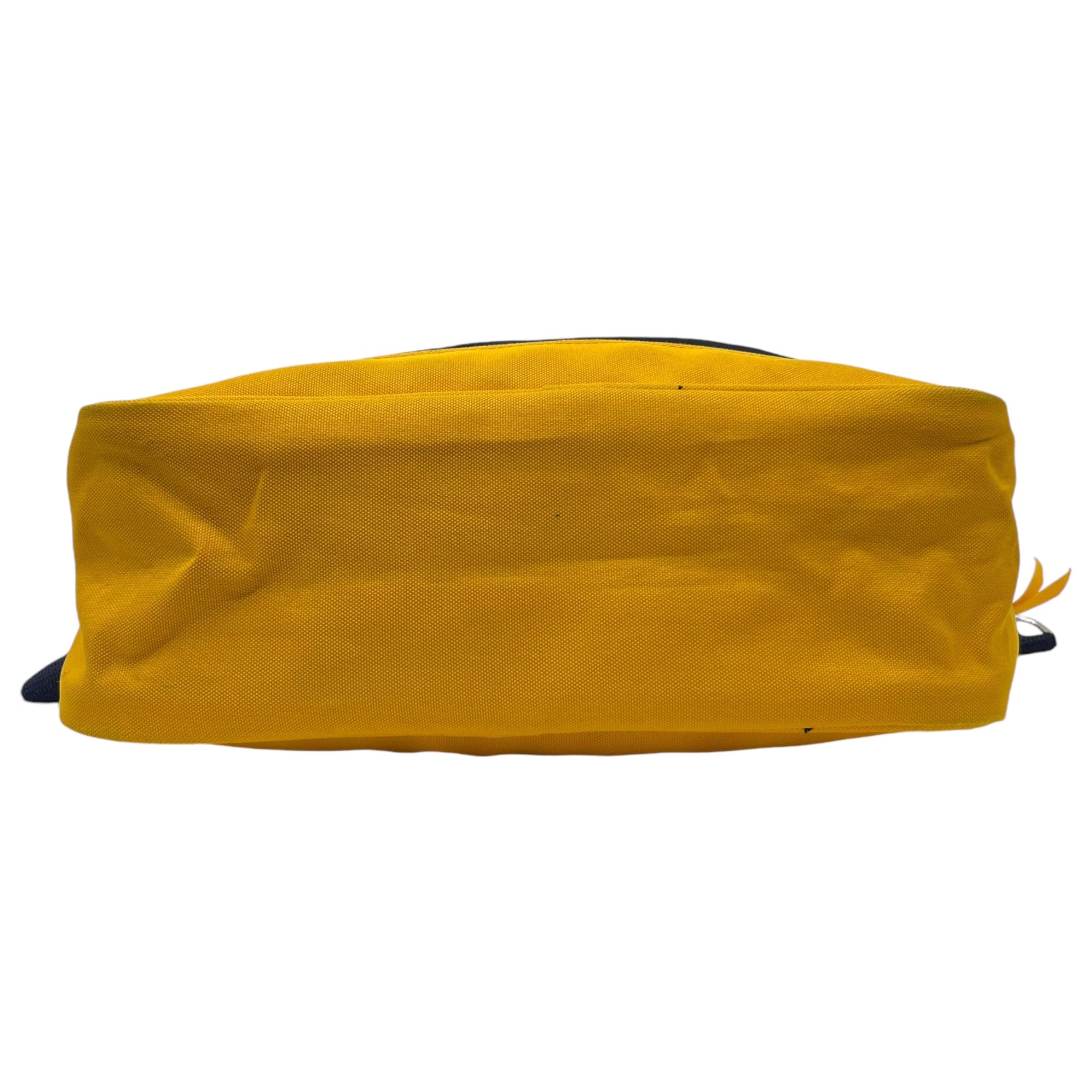 STUSSY(ステューシー) 90's ~ 00's nylon shoulder bag ナイロン ショルダー バッグ ネイビー×イエロー 90年代~ 紺タグ