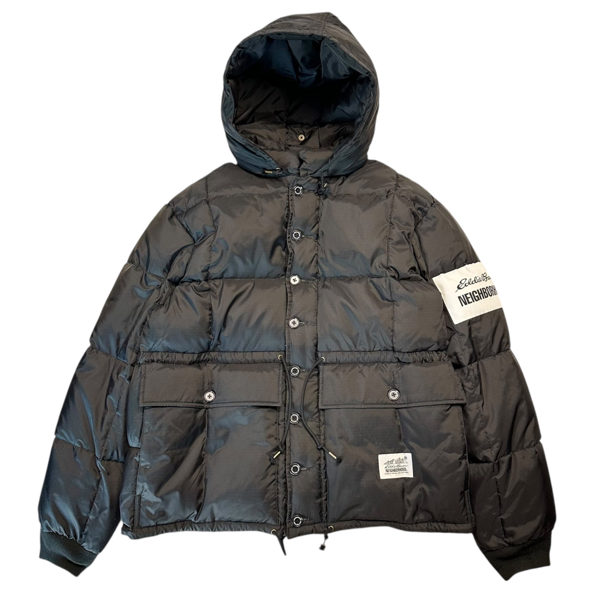 NEIGHBORHOOD(ネイバーフッド) 25AW X EDDIE BAUER KARAKORAM DOWN JACKET エディーバウアー コラボ カラコラム ダウン ジャケット 252ZMEBN-JKM01 L ブラック 参考定価79,200円(税込) 完売品