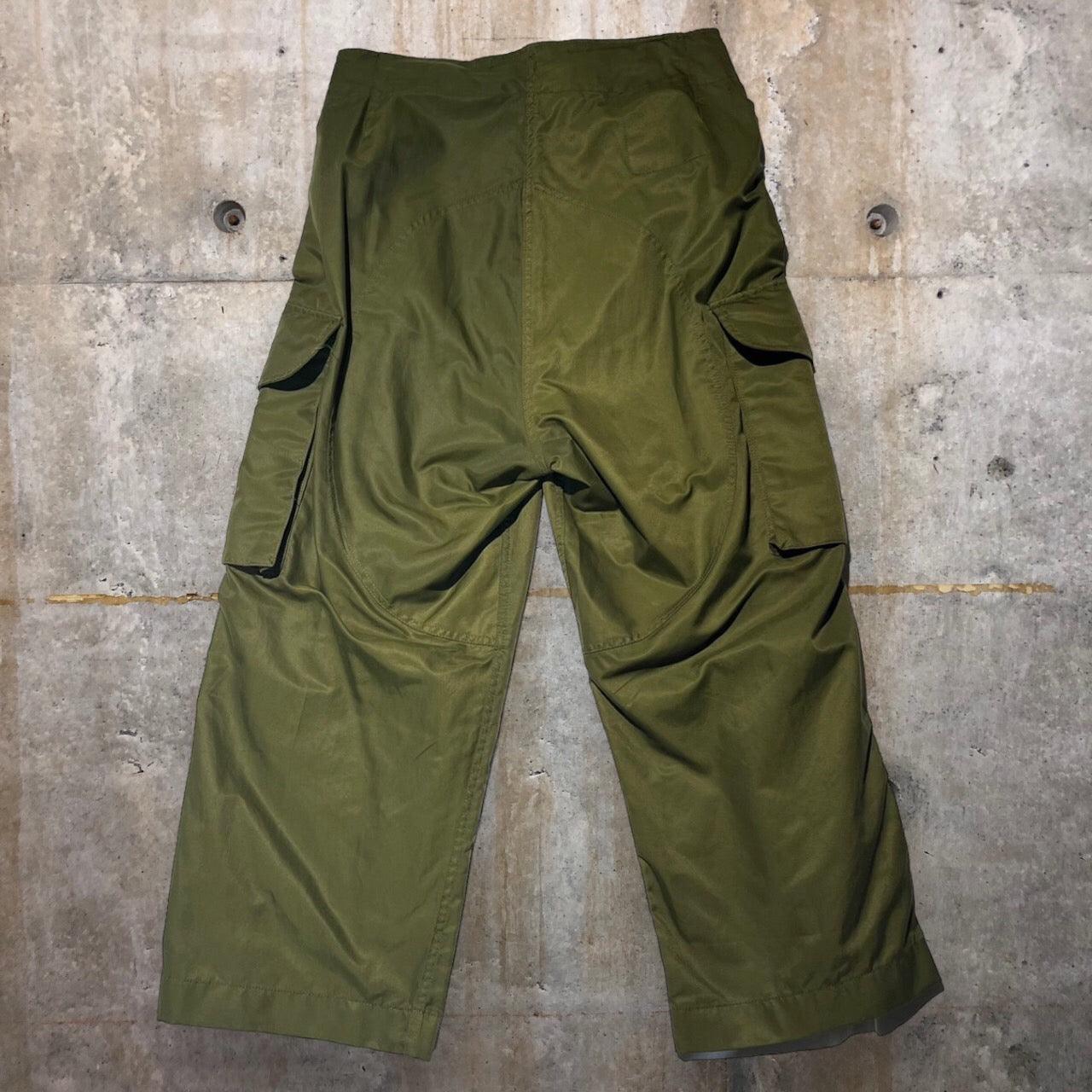 CANADIAN ARMY(カナダ軍) 80's ECW WINDPROOFオーバーパンツ 8415-21-798-8603 7 Long Smaill(XLサイズ程度) カーキ 1988年7月製造