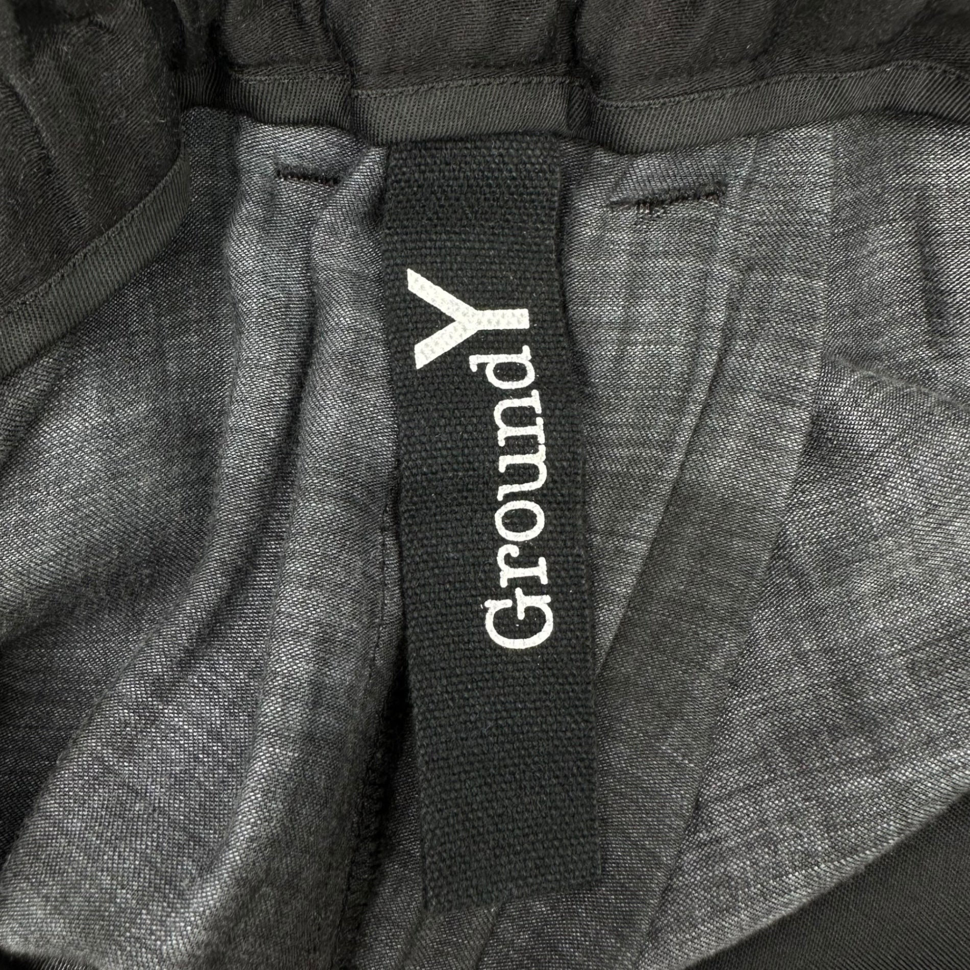 Ground Y(グラウンドワイ) 19SS WRAP BELT PANTS marilyn monroe ラップ ベルト パンツ マリリンモンロー GZ-P18-212 3 ブラック グラフィック ワイド レーヨン