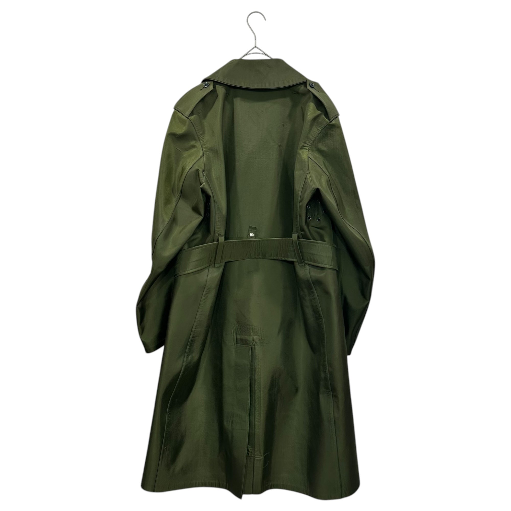 BRITISH MILITARY(イギリス軍) 60's~70's MACKINTOSH WATERPROOF COAT マッキントッシュ社製 ゴム引き トレンチ コート 8405-99-132-3636 170/92 グリーン 60年代~70年代 ヴィンテージ