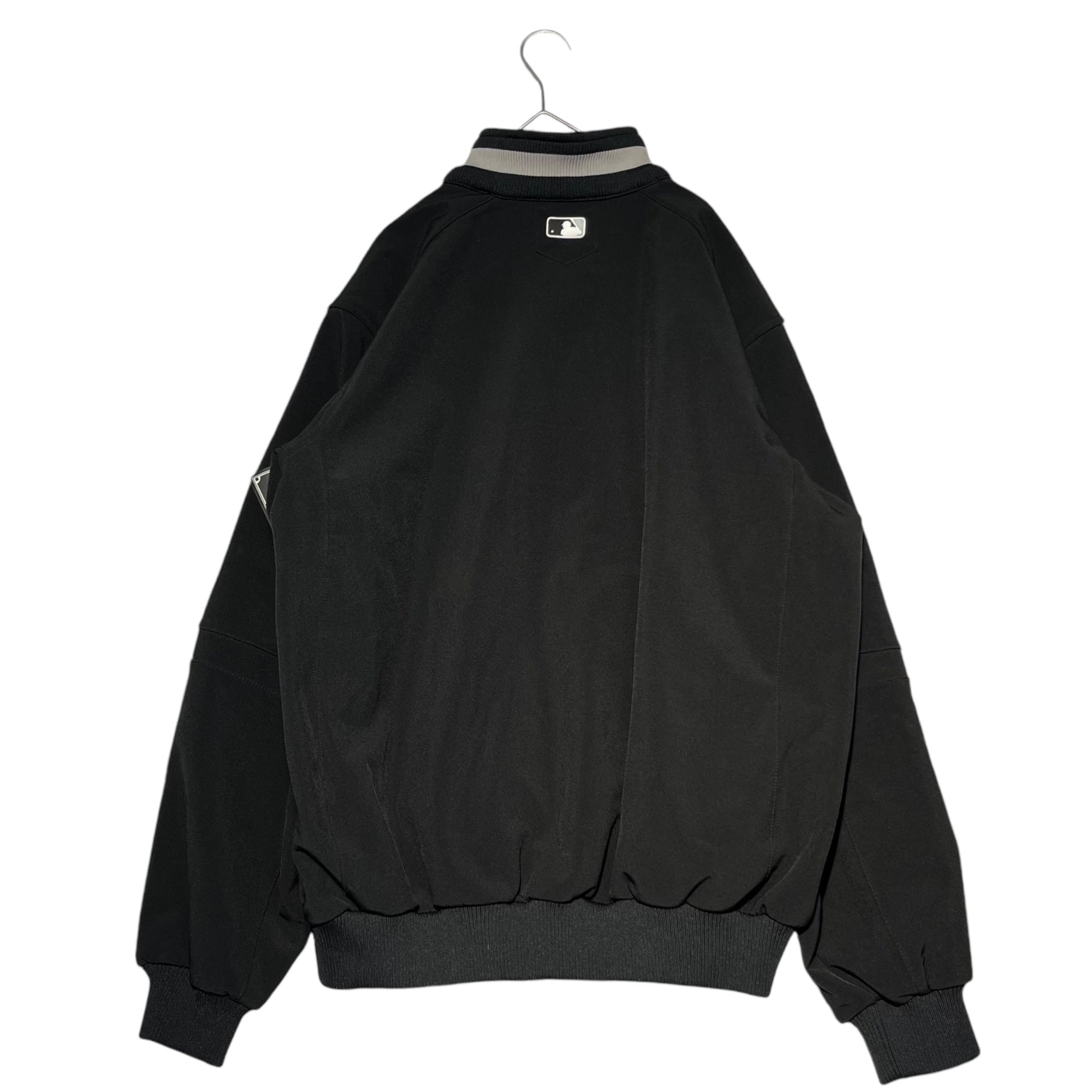 MAJESTIC(マジェスティック) ”Chicago White Sox” team blouson チーム ブルゾン L ブラック トラック フリース ジャケット ジップ