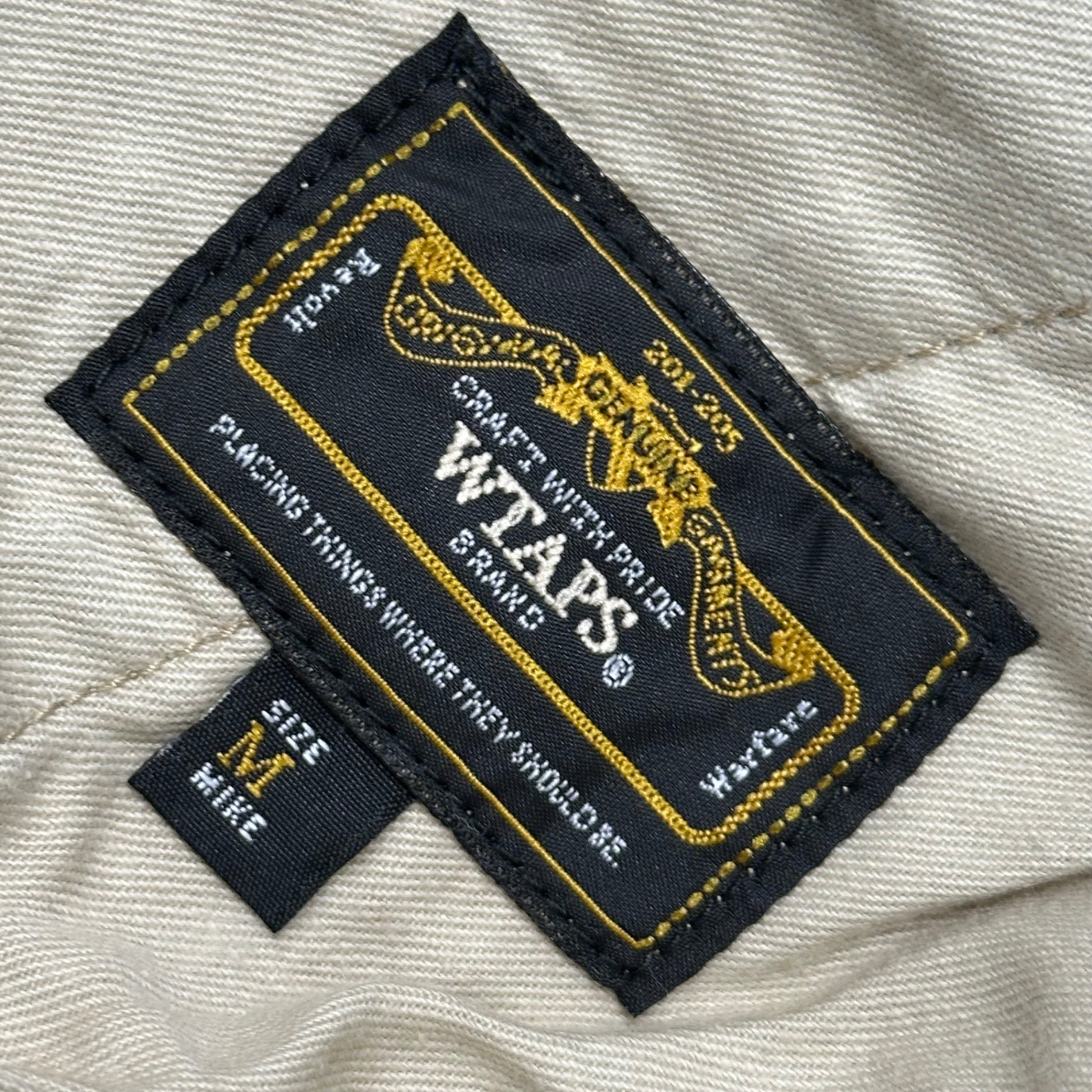 WTAPS(ダブルタップス) TROUSERS COTTON CHINO WAY OF LIFE コットン チノ トラウザー パンツ 112LTDT-PTM05 M ベージュ