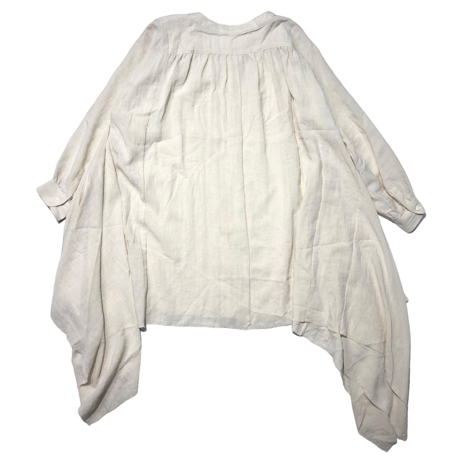 neigh(ネイ) Tuck gathered blouse dress タック ギャザー ブラウス ワンピース FREE アイボリー