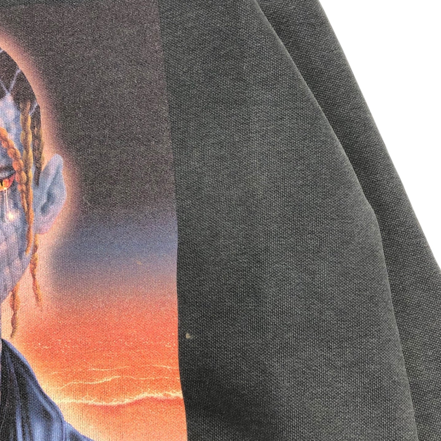 LEX(レックス) LEX album sweatshirt レックス アルバム スウェットシャツ XL チャコールグレー×オレンジ×ブルー 少数生産品