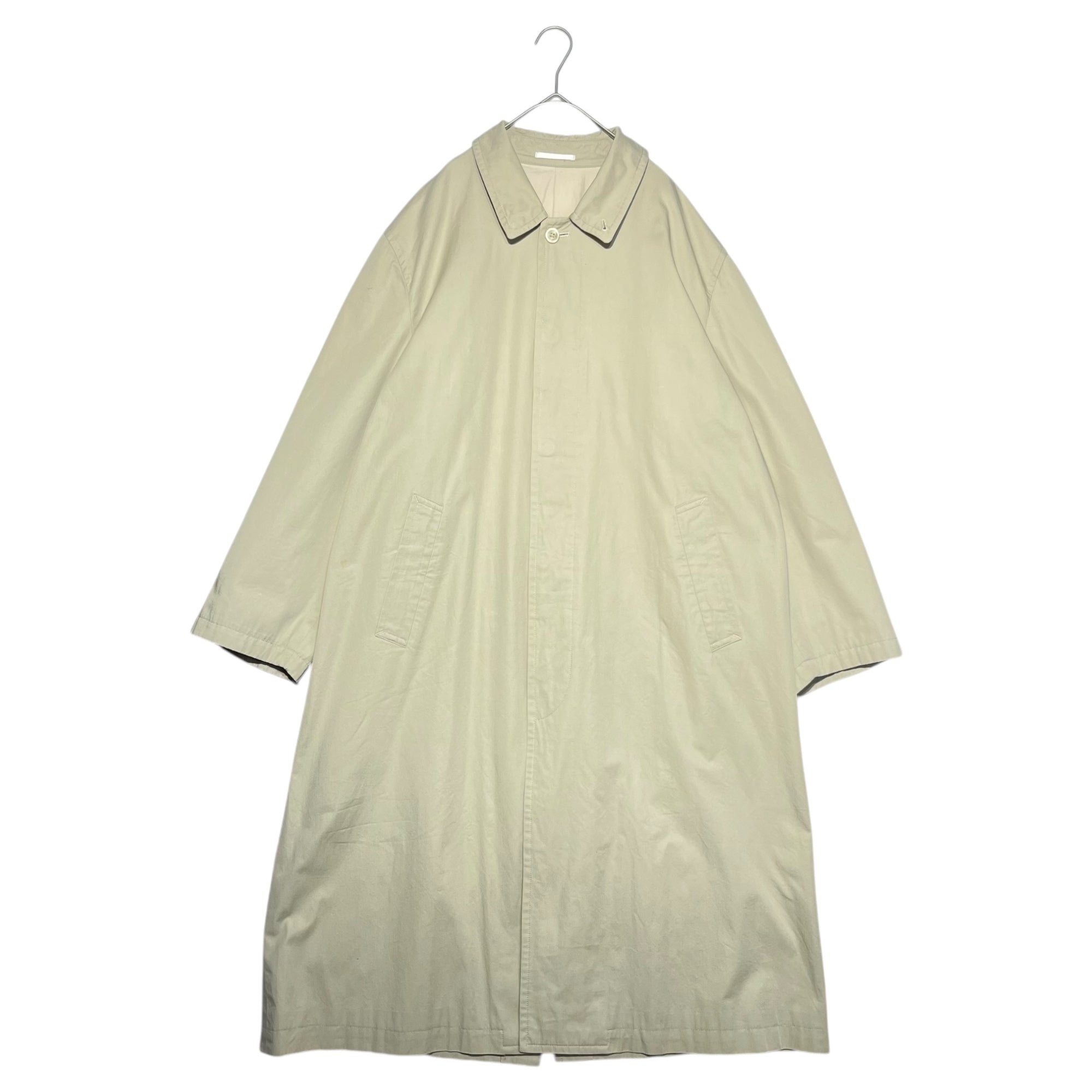 COMME des GARCONS HOMME(コムデギャルソンオム) 89SS balmachan coat バルマカーンコート ロングコート 川久保玲 本人期 80年代 HC-050060 M ライトベージュ AD1988 稀少品