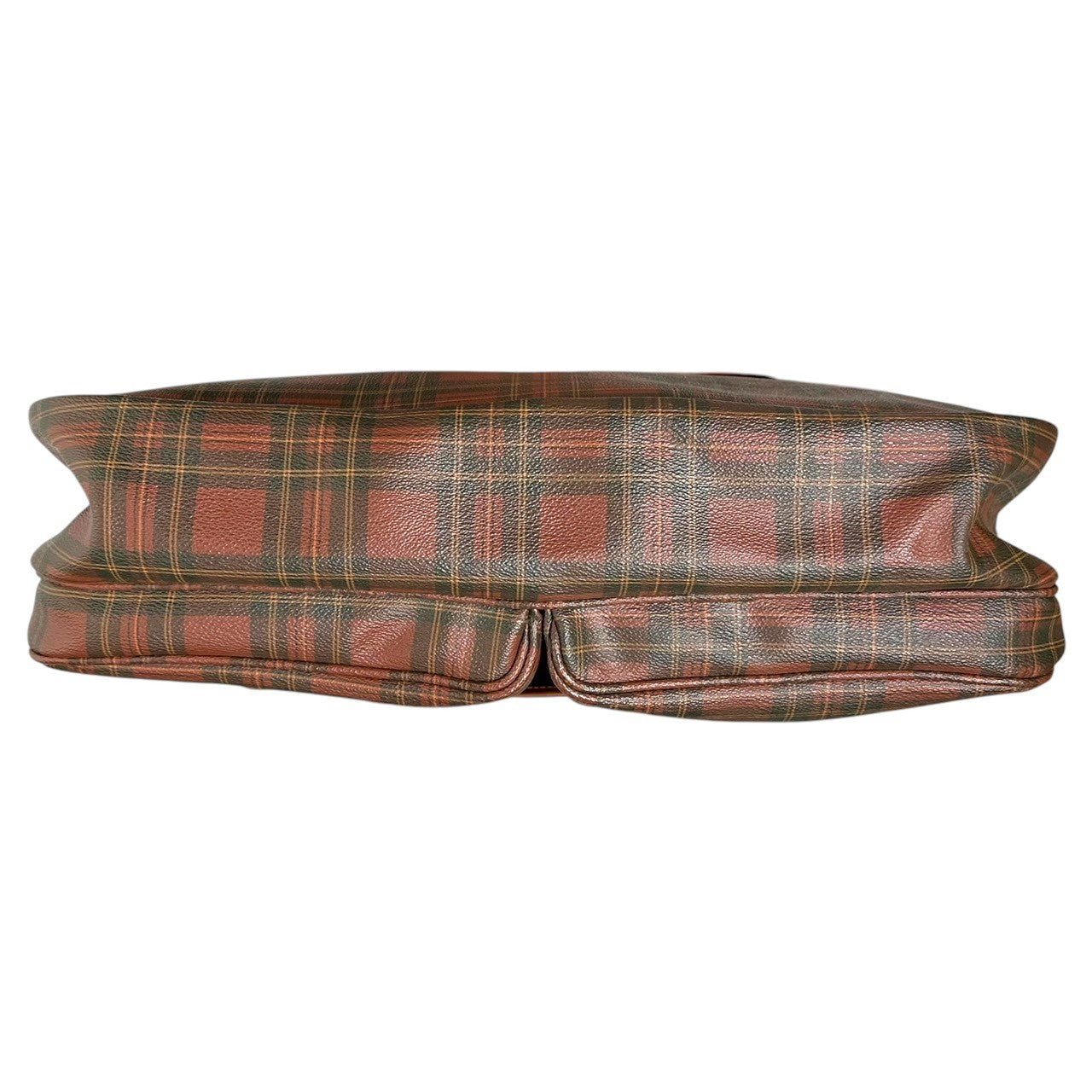 POLO RALPH LAUREN(ポロラルフローレン) 90’s Tartan Check Shoulder Bag タータン チェック ショルダー バッグ ブラウン×ブラウン クロスボディ メッセンジャー 90年代 ヴィンテージ 古着