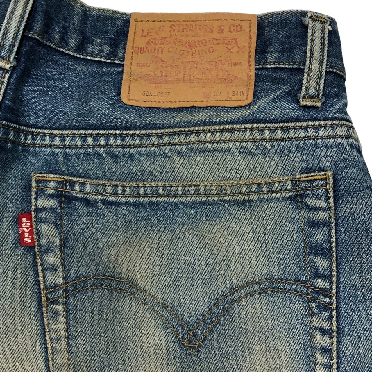 Levi's(リーバイス) 505 straight denim pants ヴィンテージ ストレート デニム パンツ 505-0217 W32 インディゴ