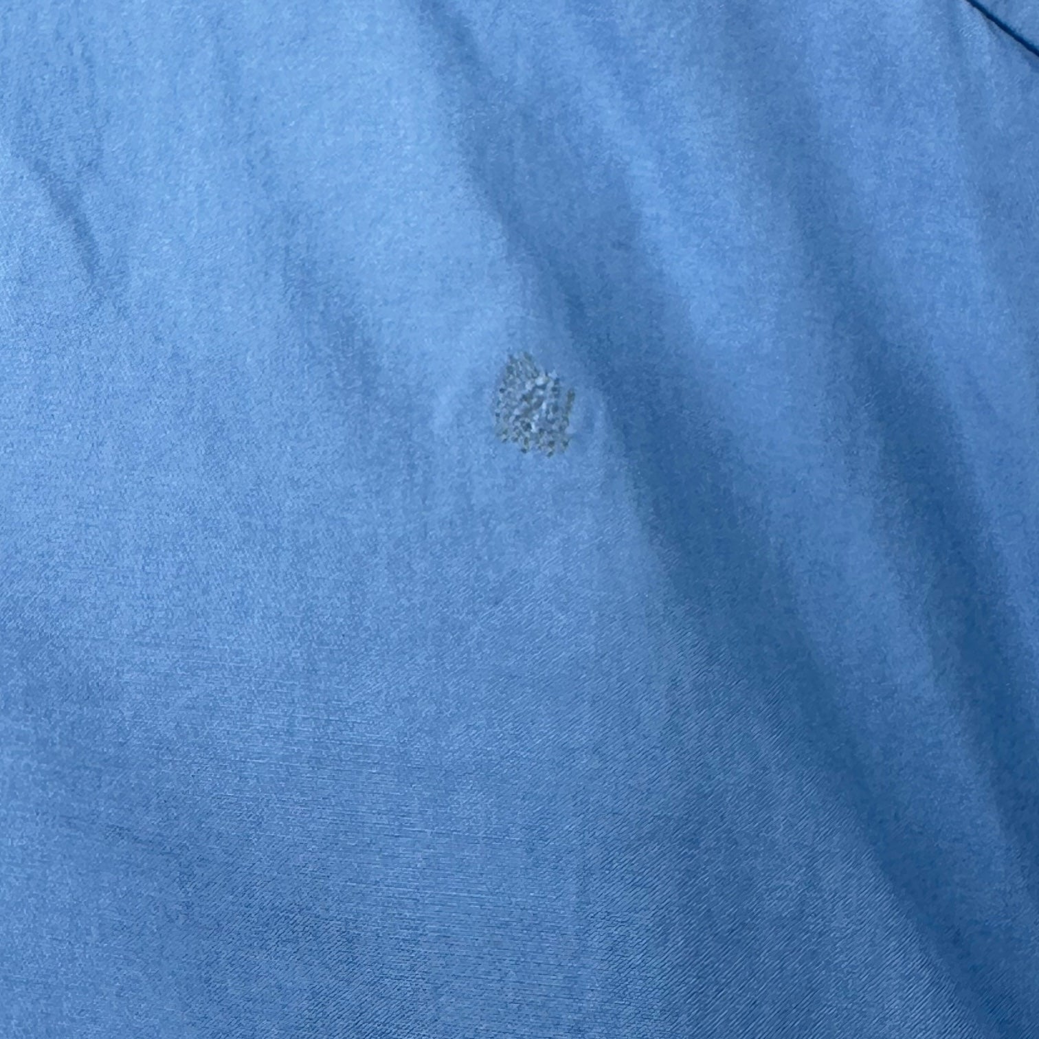 AURALEE(オーラリー) 24AW WASHED FINX TWILL BIG SHIRT ウォッシュド フィンクス ツイル ビッグ シャツ A24AS02TN 3(メンズS程度) ブルー 汚れ、左胸お直し跡有