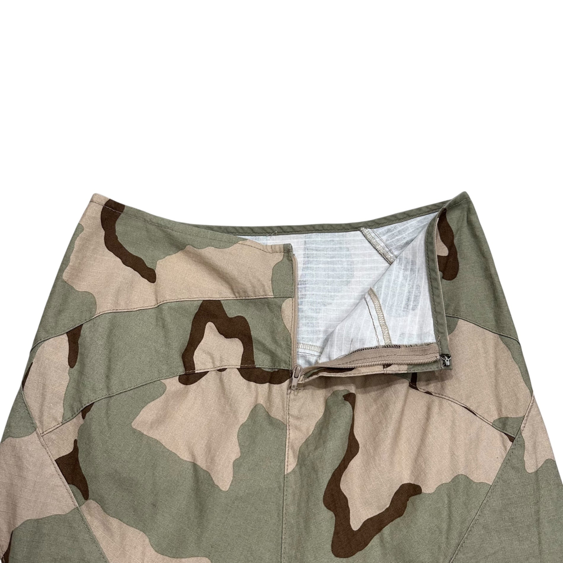 JUNYA WATANABE COMME des GARCONS(ジュンヤワタナベコムデギャルソン) 2006SS Dessert Camo Flare Skirt デザートカモ フレア スカート JQ-S053 SS ベージュ×カーキ AD2005