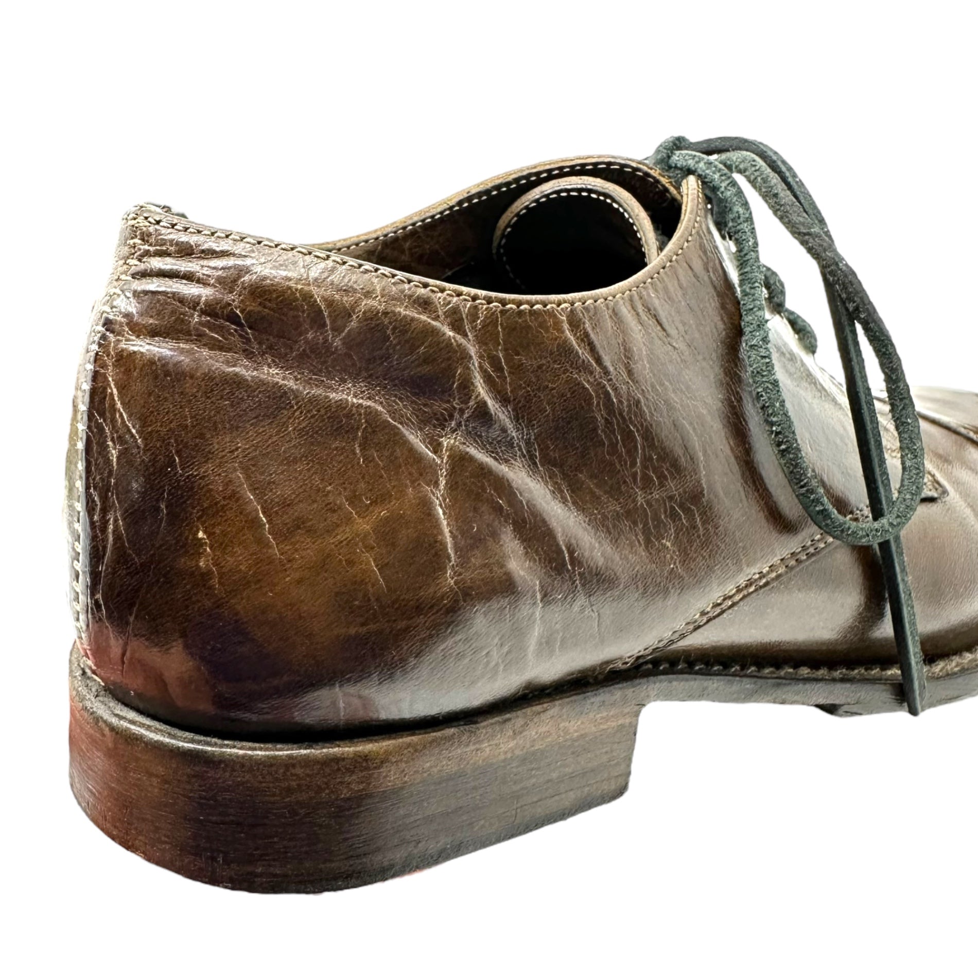 10sei0otto DIECISEIZEROOTTO(ディエイチセイゼロオット) straight tip leather shoes ストレート チップ レザー シューズ 41(26.5cm程度) ブラウン 革靴 イタリア製