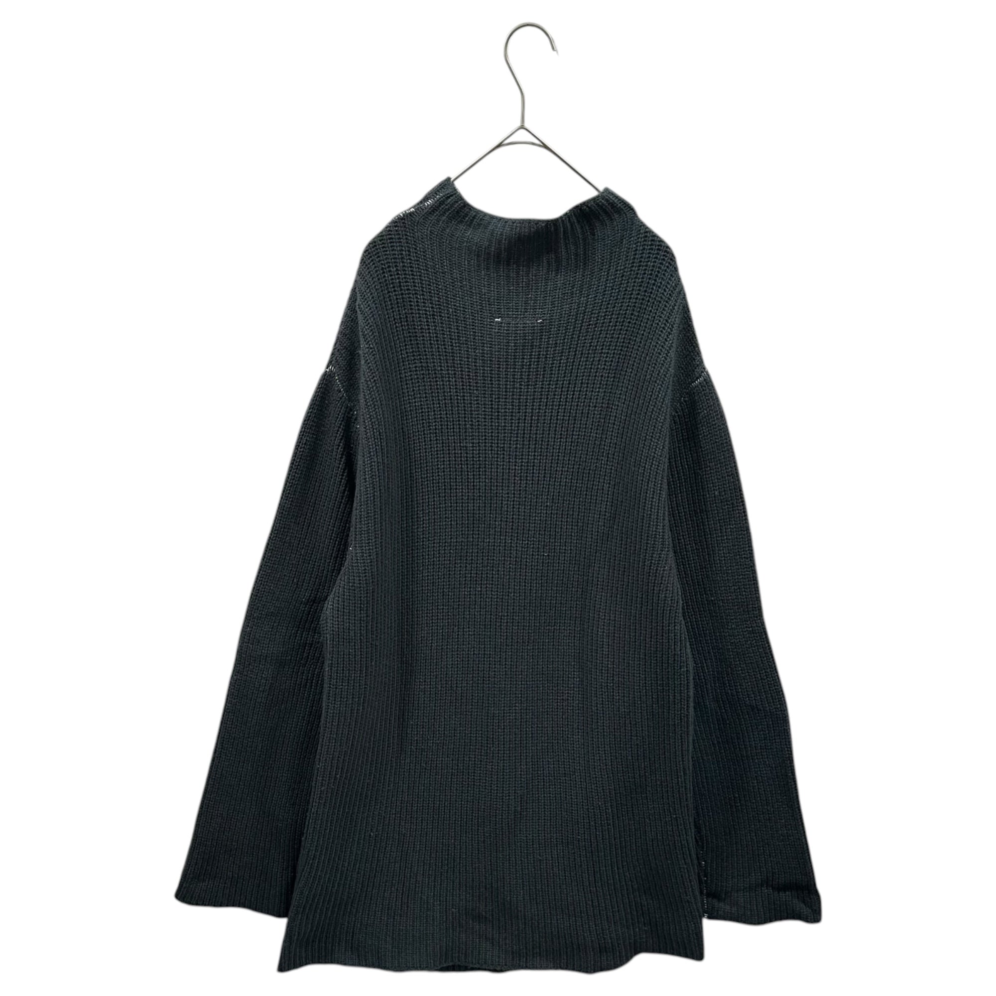 Maison Martin Margiela(メゾン マルタンマルジェラ) 2001AW ⑥ By Miss Deanna Crew-neck Ribbed Cardigan クルーネック リブ カーディガン 3761502 S LOOSE FIT モスグリーン 00's アーカイブ 本人期