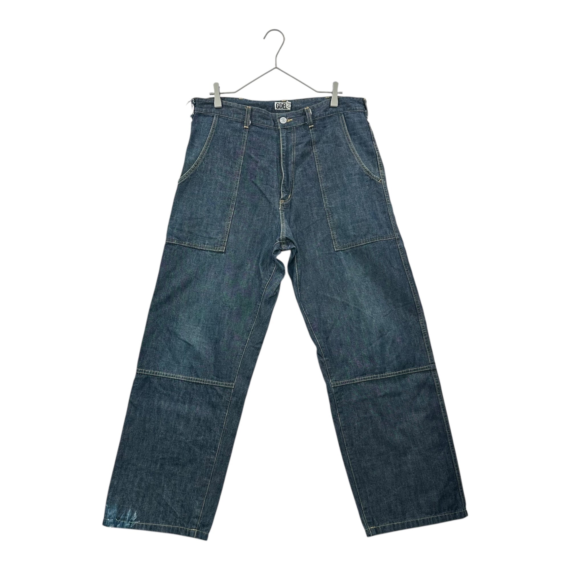 GOODENOUGH(グッドイナフ) 00's Denim Painter Pants デニム ペインター パンツ XL インディゴ