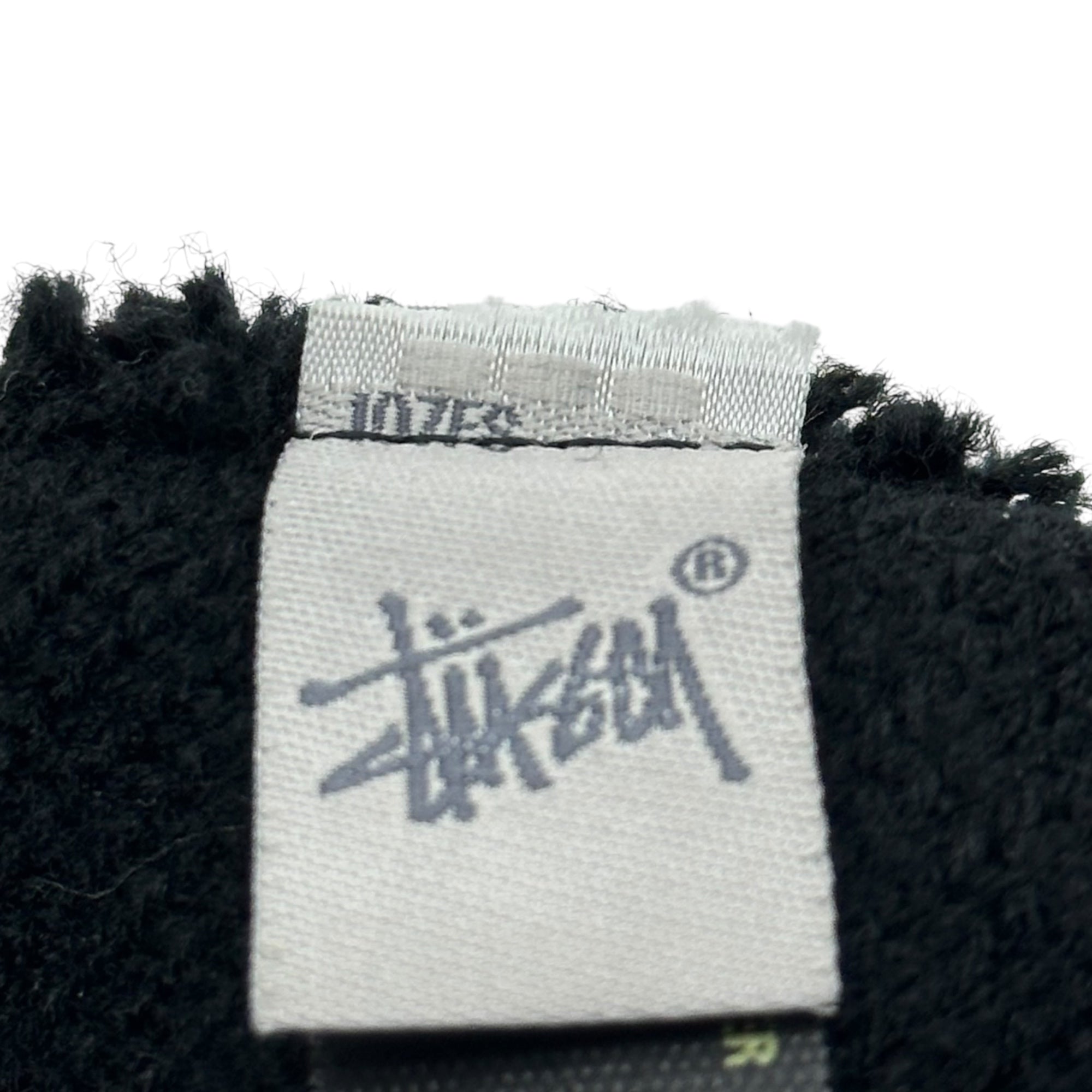 STUSSY(ステューシー) USA made Rasta Collar Beanie ラスタカラー ビーニー ニット帽 ブラック USA製