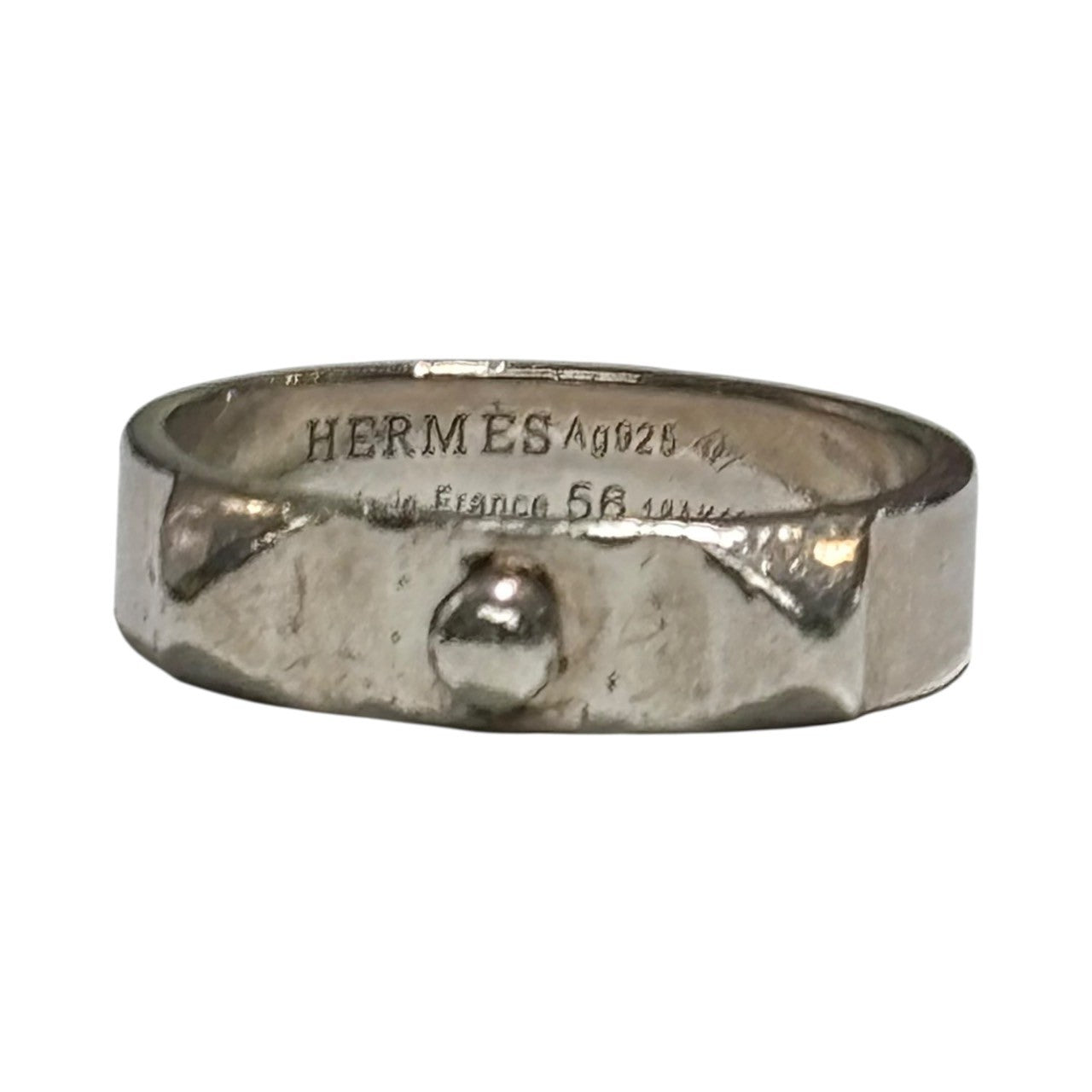 HERMES(エルメス) Collier de Chien PM コリエ・ド・シアン PM リング 56(15~15.5号程度) シルバー Ag925 シルバー925