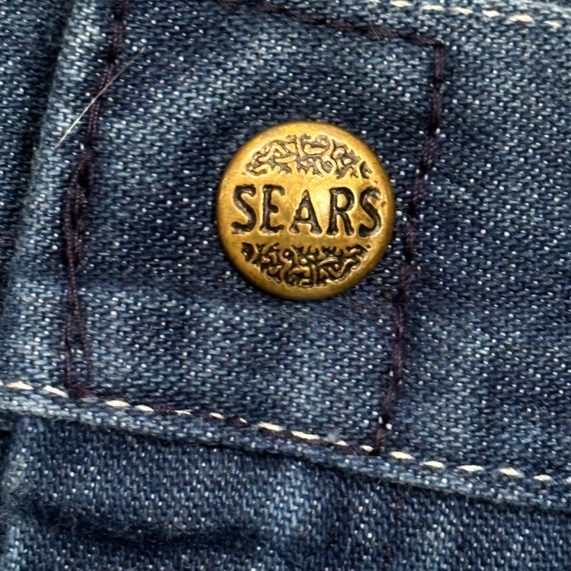 SEARS(シアーズ) 70's Painter Denim Pants ペインター デニム パンツ 実寸約W44 インディゴ 70年代 ヴィンテージ ビッグサイズ