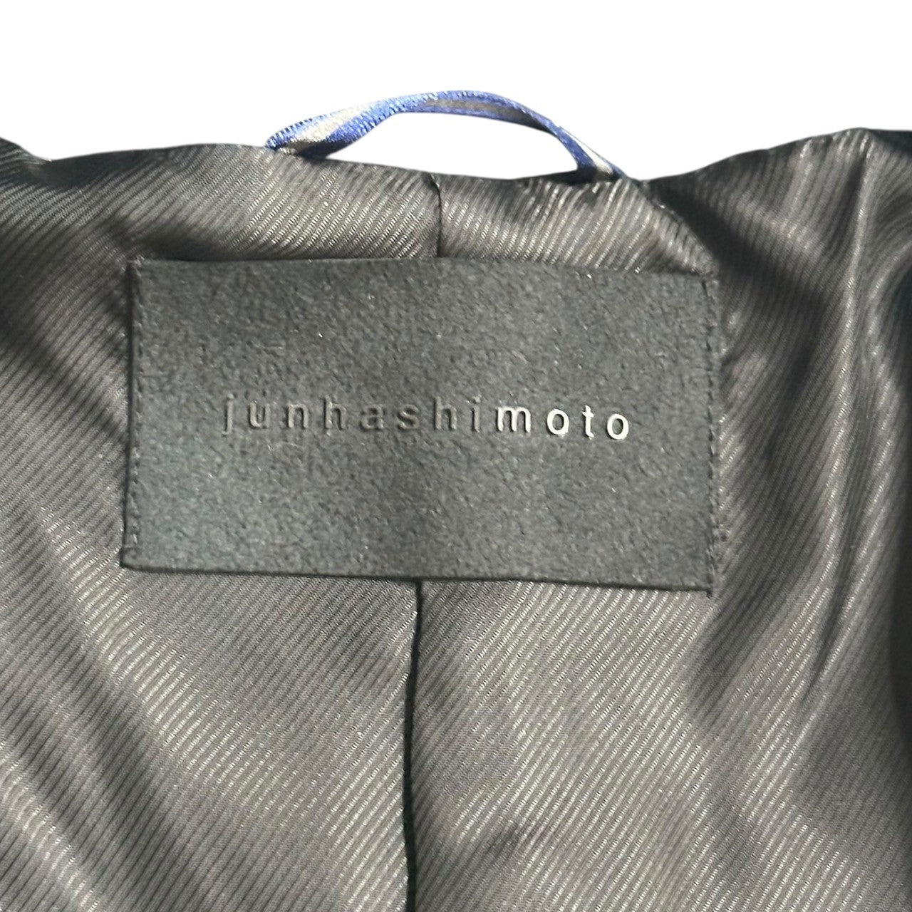 junhashimoto(ジュンハシモト) 18AW STAND COLLAR COAT スタンドカラー メルトン コート 1011820005-1 3(L程度) チャコール