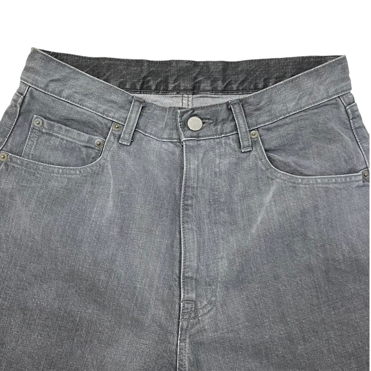 YOKE(ヨーク) Laser Processed 5P Straight Denim Pants/デニムパンツ/ジーンズ/グラデーション YK23SS0468P-B SIZE 2(M) グレー