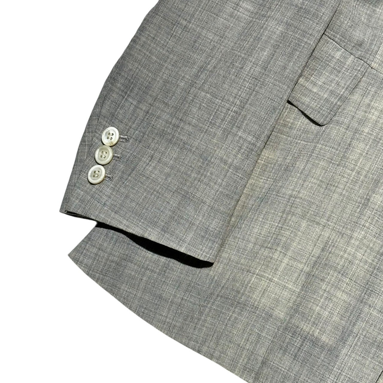 robe de chambre COMME des GARCONS(ローブドシャンブルコムデギャルソン) 90'sウールナイロン4Bジャケット RJ-100260 表記なし グレー AD1998