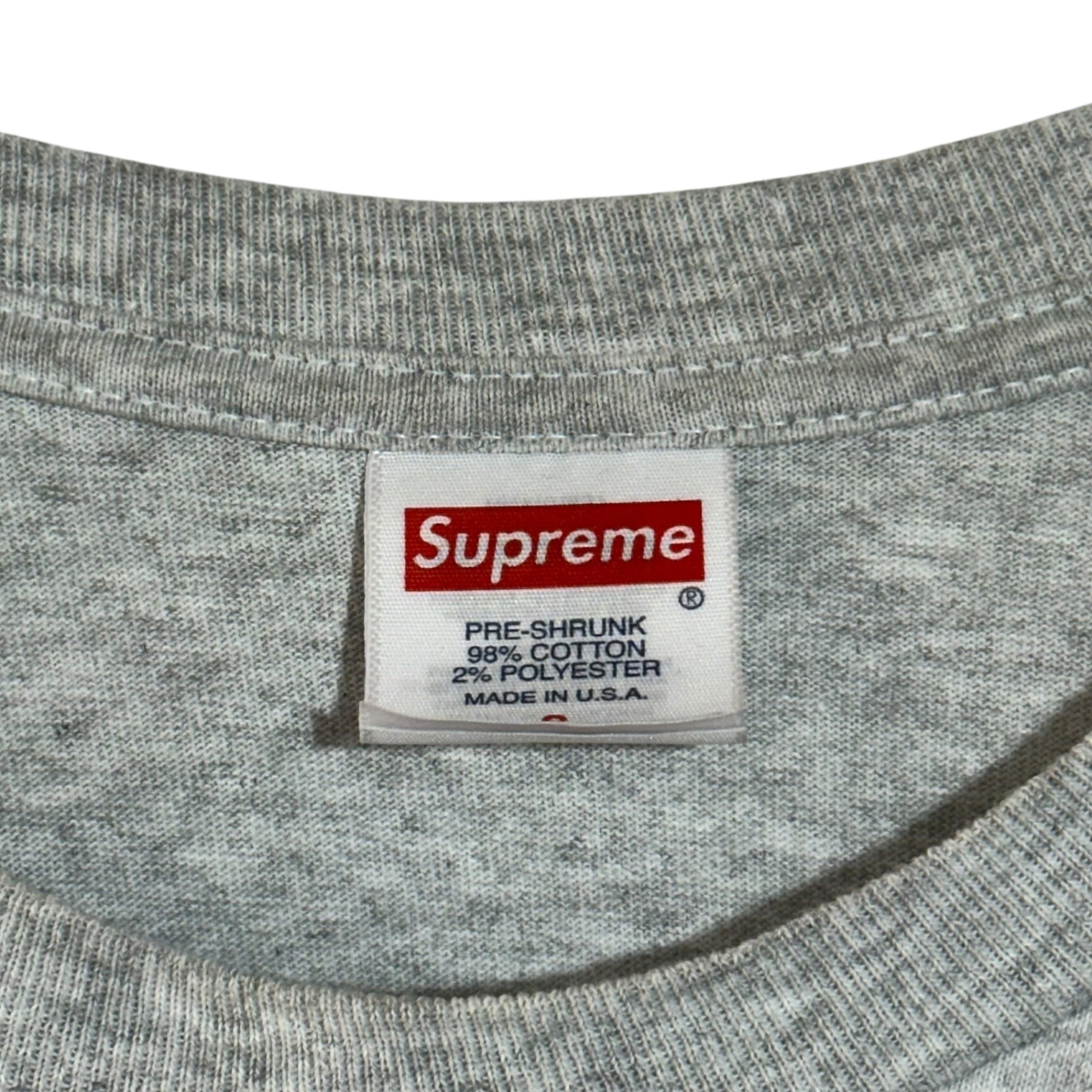 SUPREME(シュプリーム) 23AW Worship Tee ワーシップ Tシャツ S グレー グラフィック プリント ロゴ