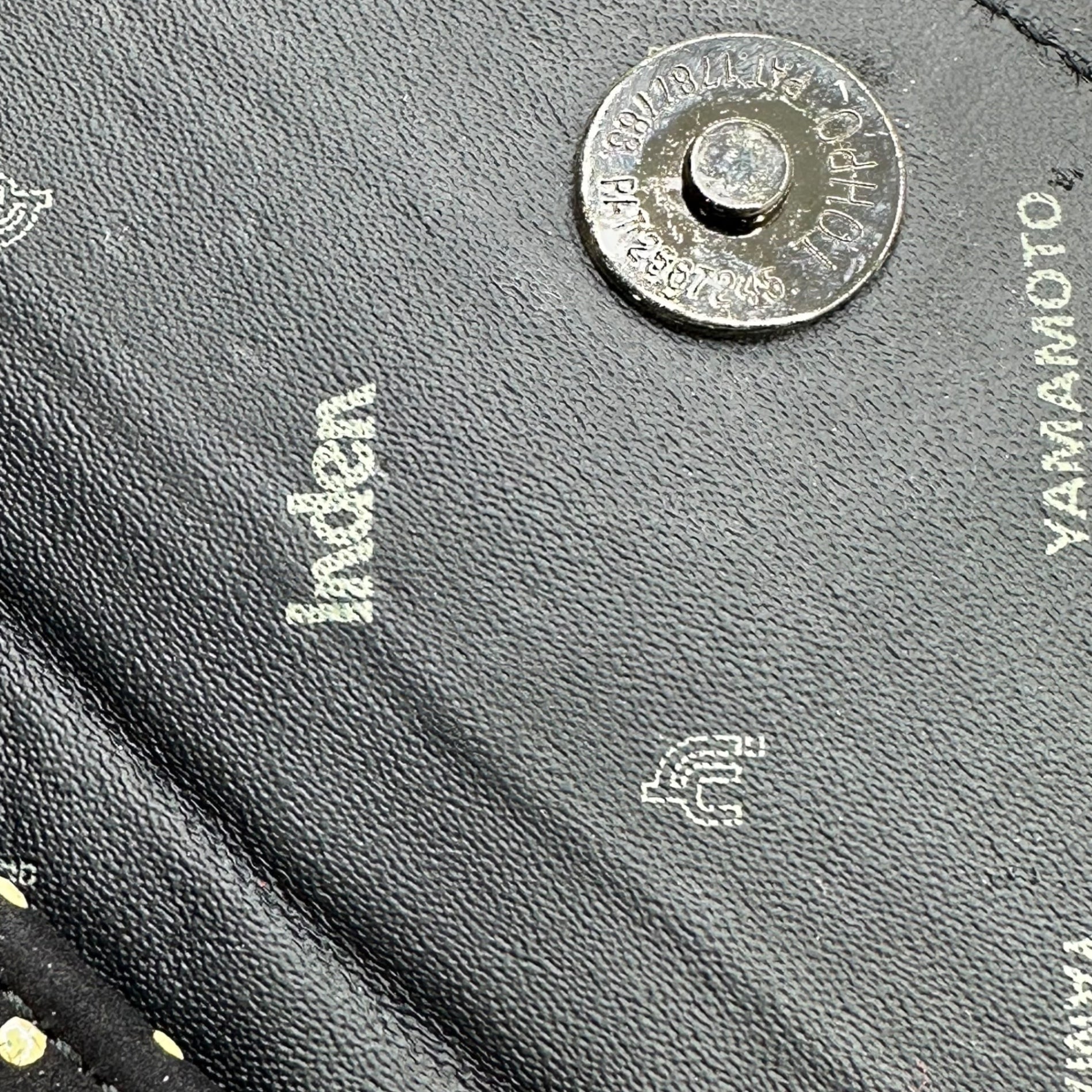 INDENYA(印傳屋) Deer Skin Dot Pattern Mini Backpack 鹿革 ドット柄 ミニ リュック ブラック INDEN ディアスキン バッグ レザー 本革