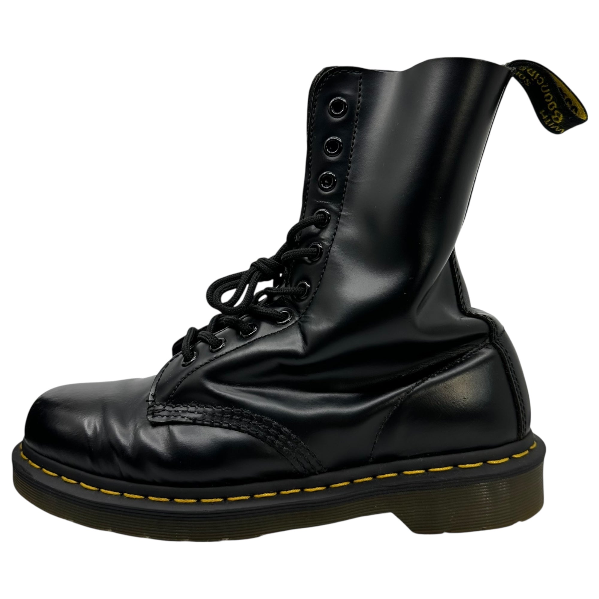 DR.MARTENS(ドクターマーチン) 10 Hole Boots 10 ホール ブーツ 1490 8(26cm程度) ブラック ロング レースアップ レザー ブーツ