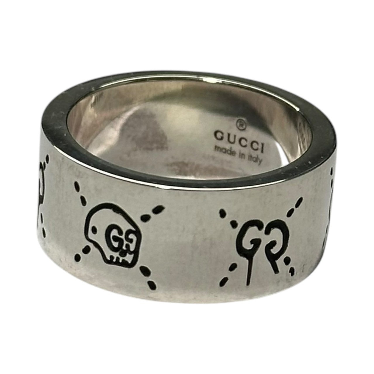 GUCCI(グッチ) GG ICON RING アイコン リング 指輪 シルバー 925 15(14号程度) シルバー ドクロ
