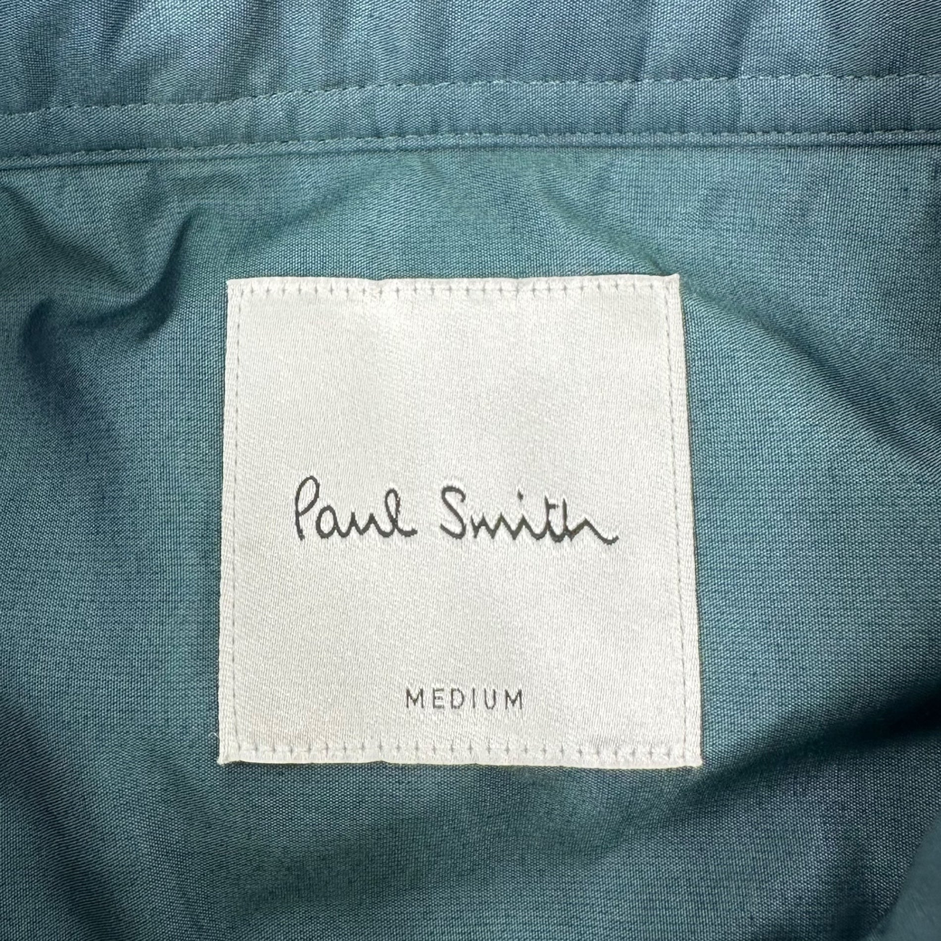 PAUL SMITH(ポールスミス) Quilted shirt blouson 中綿 キルティング シャツ ブルゾン 203305 266U M グリーン 参考定価35,200円(税込)