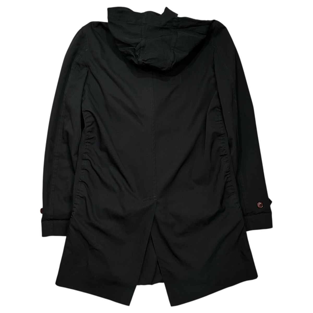 COMME des GARCONS HOMME PLUS(コムデギャルソンオムプリュス) 2009AW Polyester Shrink Tailored Docking Duffle Coat ポリエステル縮絨 テーラード ドッキング ダッフル コート PD-C001 L ブラック AD2009 ジャケット