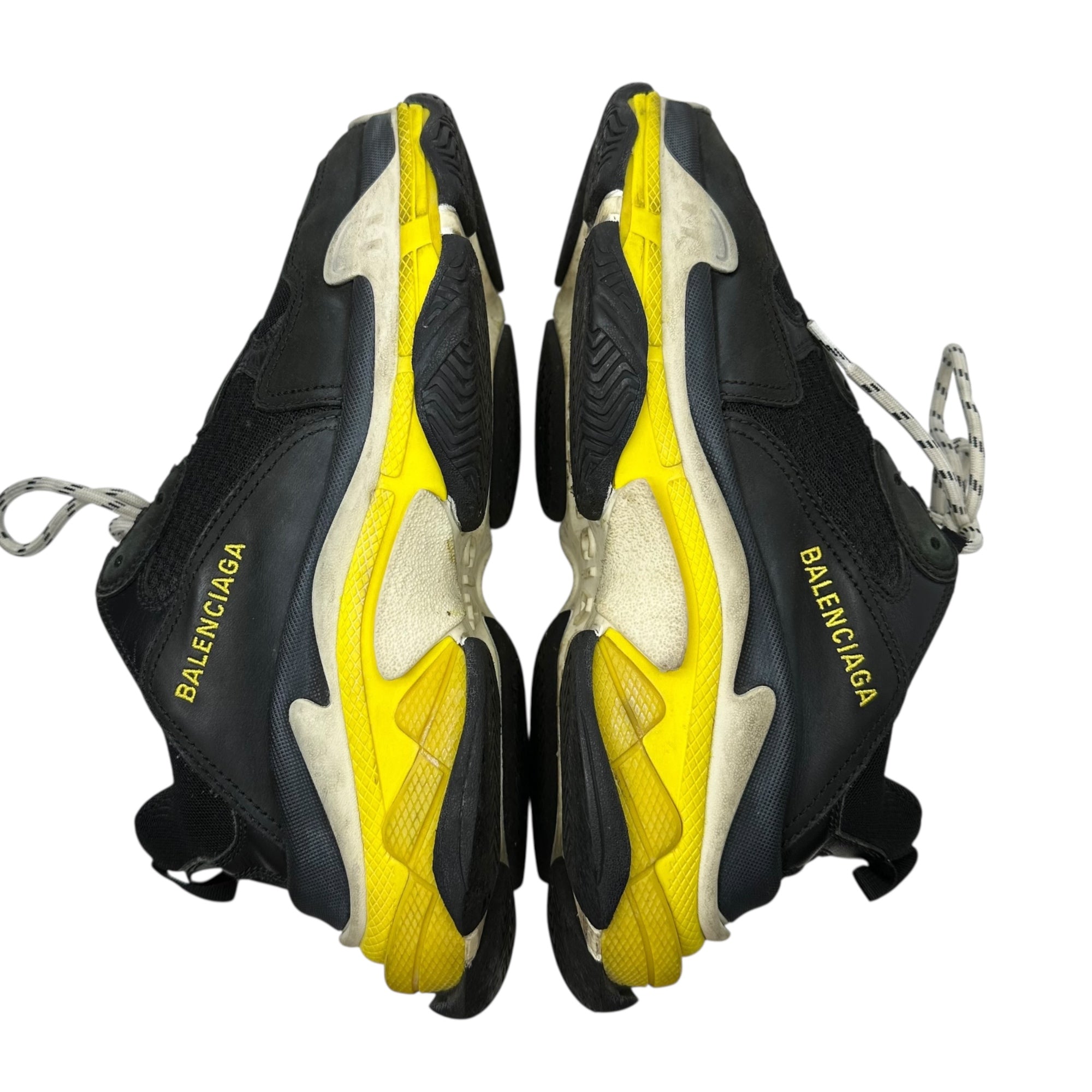 BALENCIAGA(バレンシアガ) TripleS Black Yellow White トリプルS 534162 27cm ブラック×イエロー×ホワイト 厚底 スニーカー