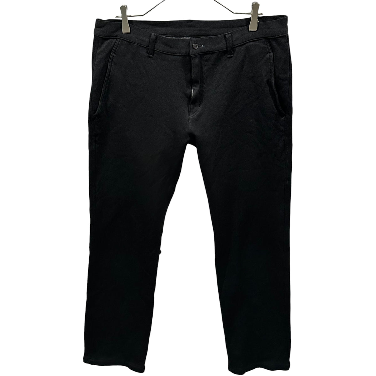 COMME des GARCONS HOMME(コムデギャルソンオム) 2005AW Garment-Dyed Polyester Pants ポリエステル 製品染め ストレート パンツ HP-P003 L ブラック AD2005