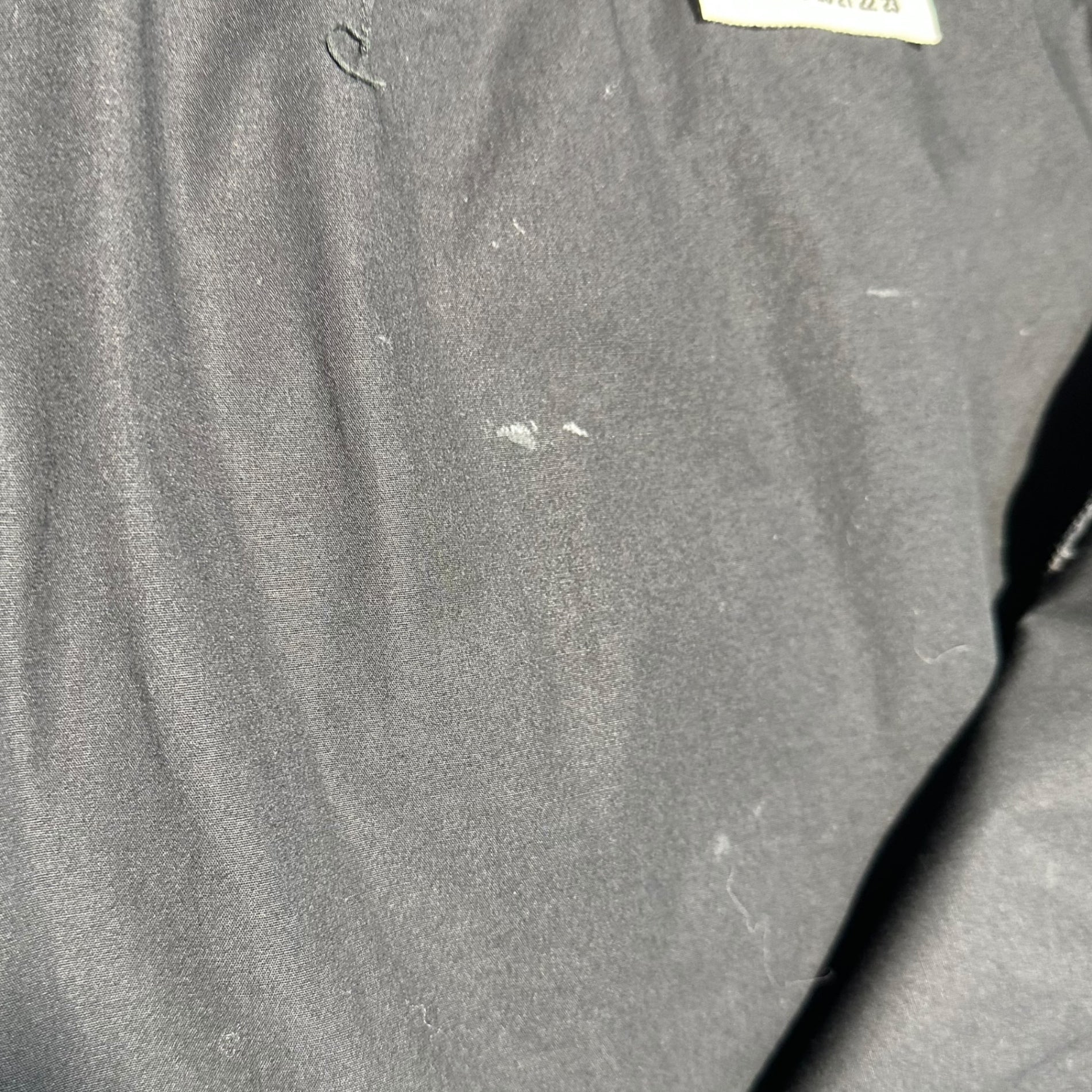 Maison Martin Margiela(メゾン マルタンマルジェラ) 01SS ⑥ Archive side-zip cotton knee-length skirt アーカイブ サイドジップ コットン ひざ丈 スカート 32 N045 38(M程度) ネイビー 00's 本人期 STANDARD ここのえ mm6