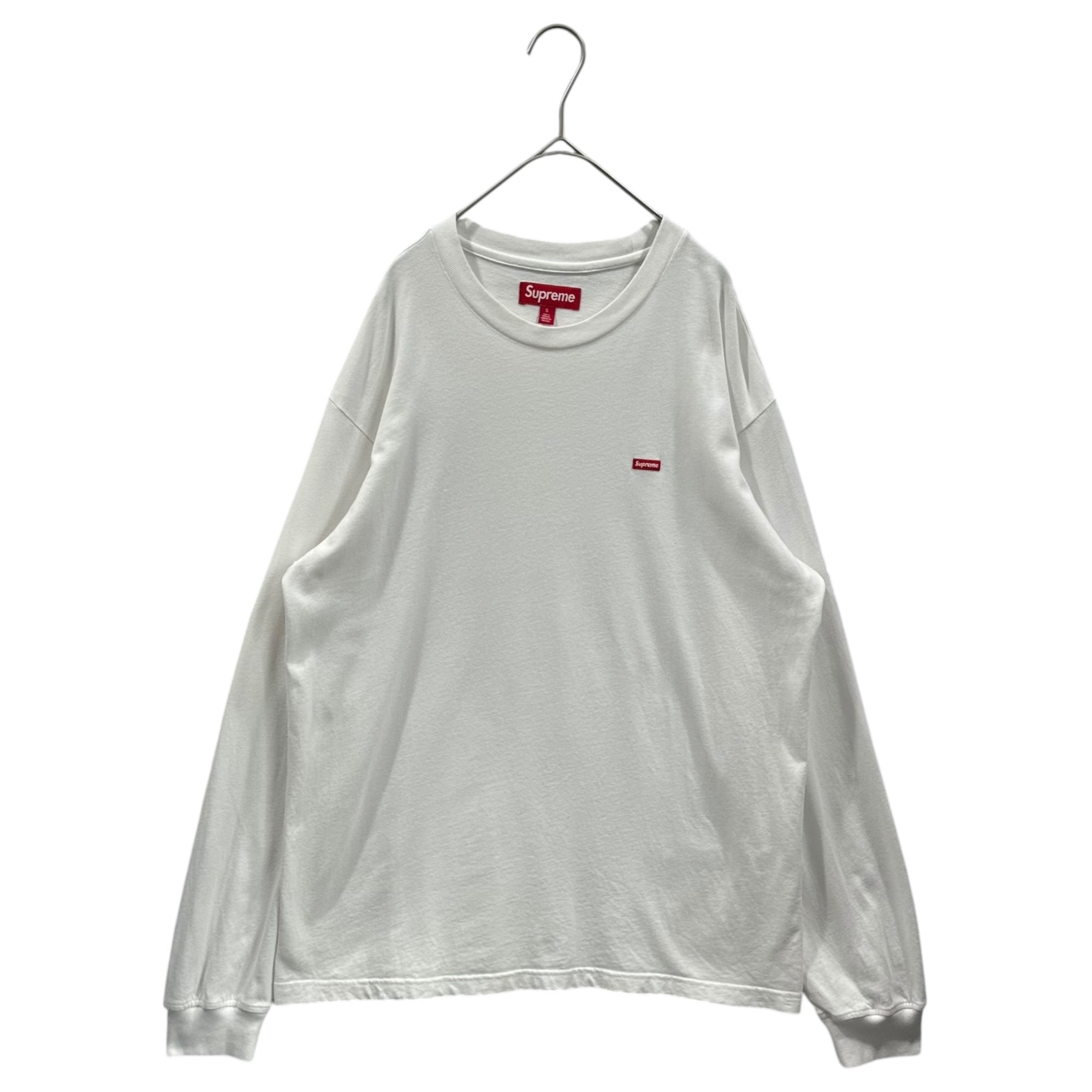 SUPREME(シュプリーム) 2023AW Small Box Logo L/S Tee スモール ボックス ロゴ 長袖 Tシャツ S ホワイト