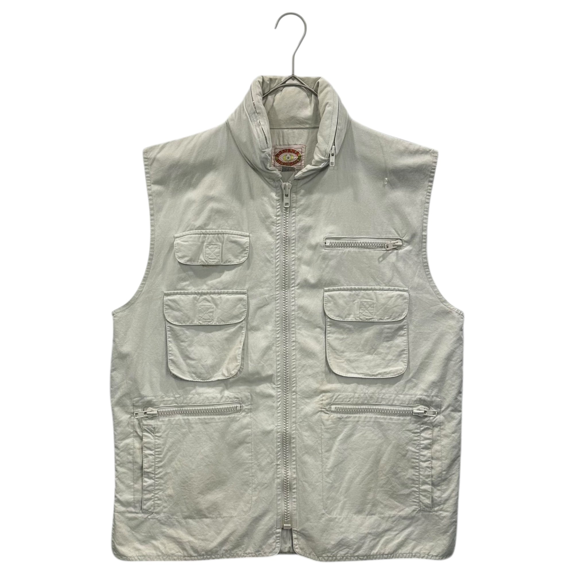 BANANA REPUBLIC(バナナリパブリック) 80's Vintage Work Vest ヴィンテージ ワーク ベスト L ベージュ 80年代