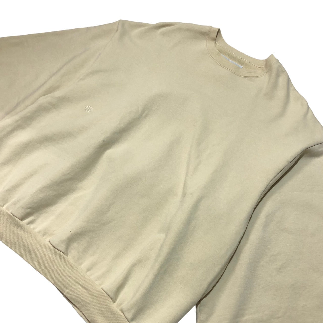 FUMITO GANRYU(フミトガンリュウ) KIMONO SLEEVE SWEAT SHIRT/キモノスリーブスウェットシャツ/着物 FU-2-CU03 SIZE 1(S~M) ベージュ