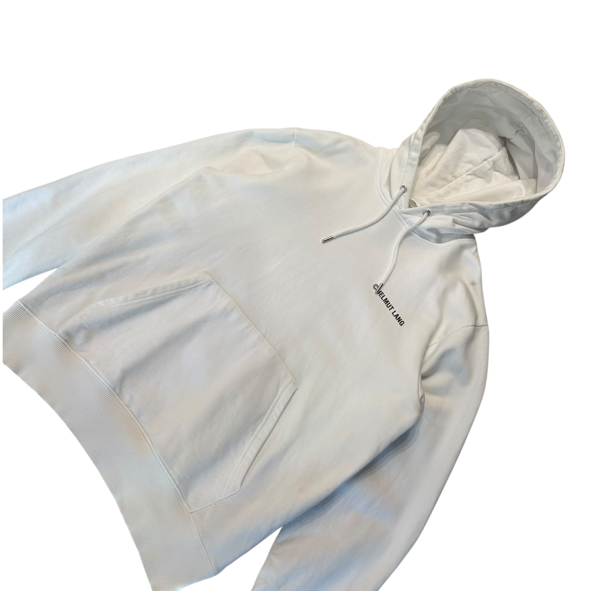 HELMUT LANG(ヘルムートラング) Limited Edition Sweatshirt Hoodie リミテッド エディション プルオーバー パーカー 16-8301108-000-906 L ホワイト