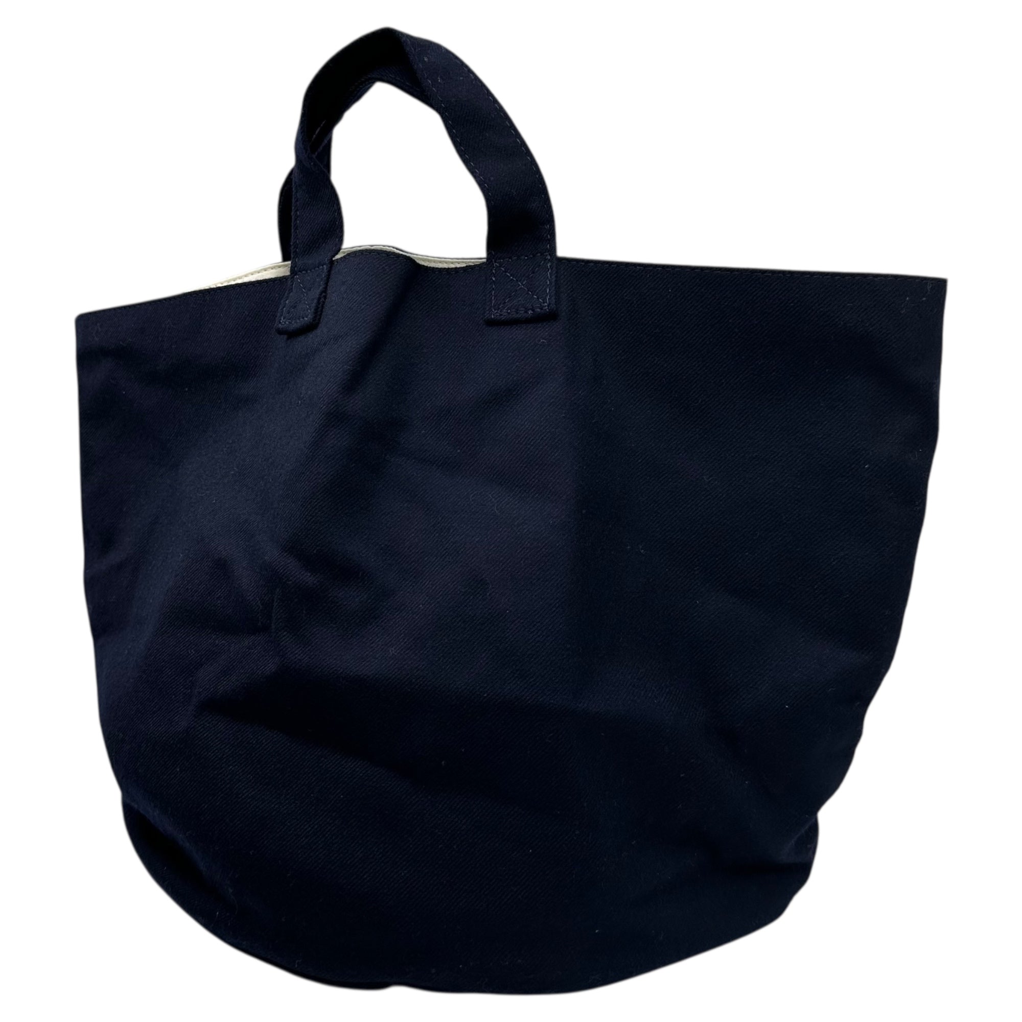 tricot COMME des GARCONS(トリココムデギャルソン) Wool Bucket Handbag ウール バケツ ハンド バッグ TP-K205 ネイビー
