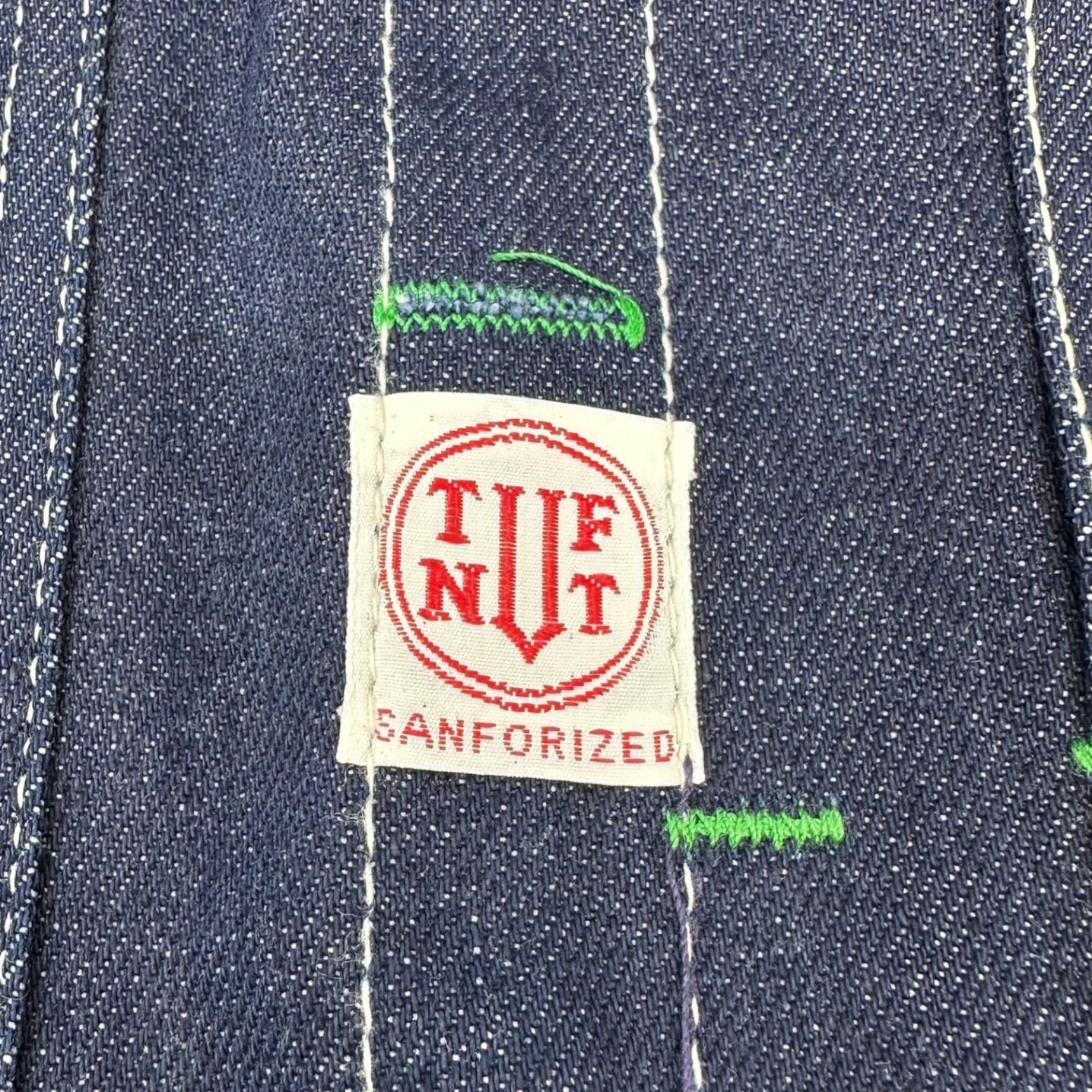 TUFNUT(タフナット) 50's~60's Vintage denim overalls ヴィンテージ デニム オーバーオール 1008.41 W32 L33 インディゴ 50年代~60年代 デッドストック