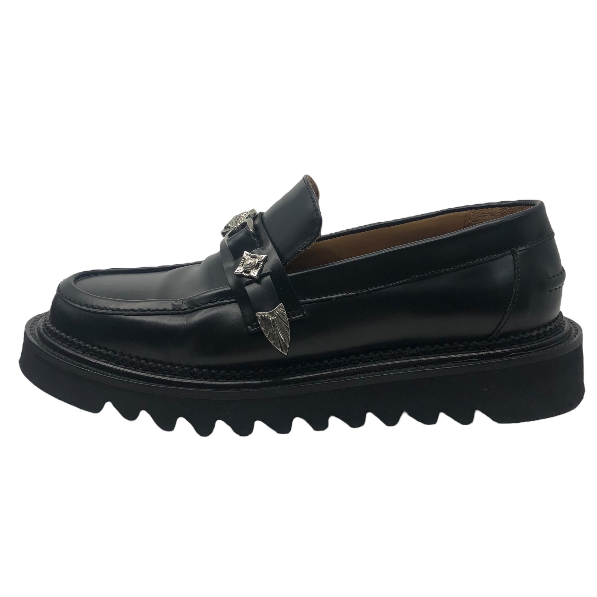 TOGA VIRILIS(トーガビリリース) LOAFER BLACK POLIDO ローファー AJ1253 43(28cm程度) ブラック レザー シューズ