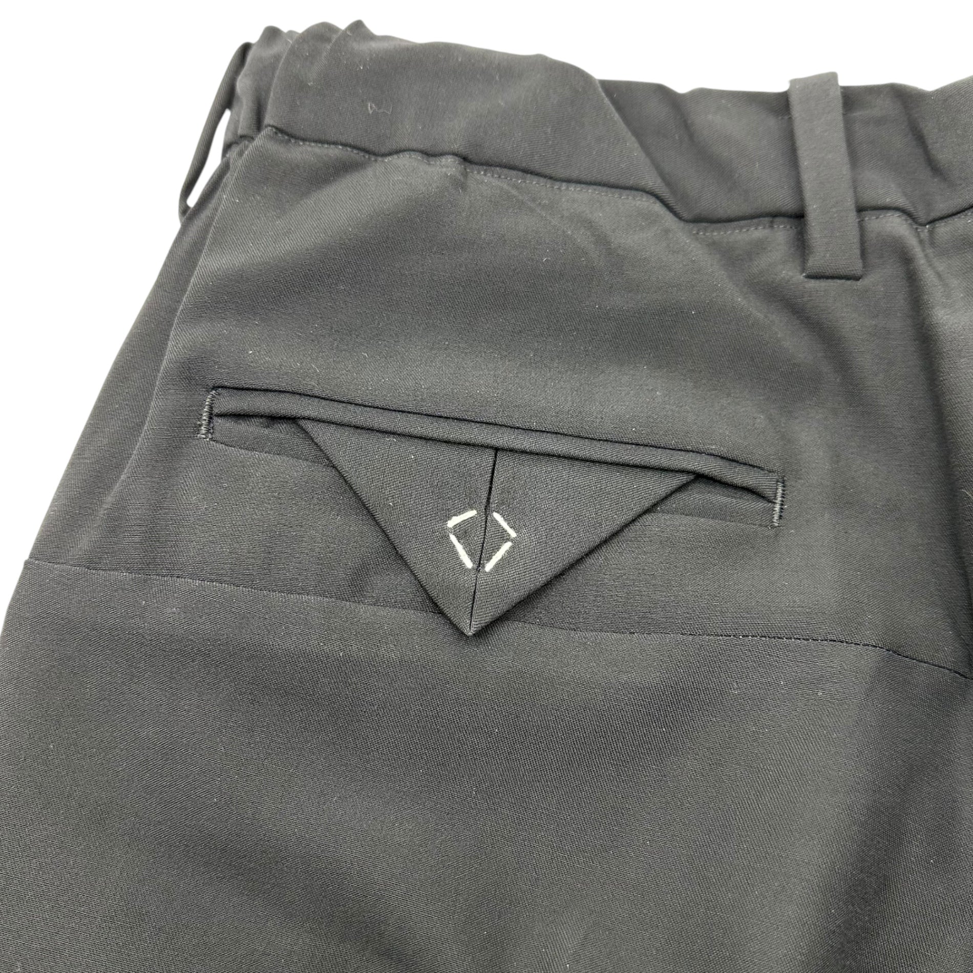 SUNSEA(サンシー) 19SS SNM-BLUE TEKETEKE PANTS スーパーナイスマテリアルブルー テケテケ パンツ スラックス 19S53 3(L) ブラック 定番人気商品