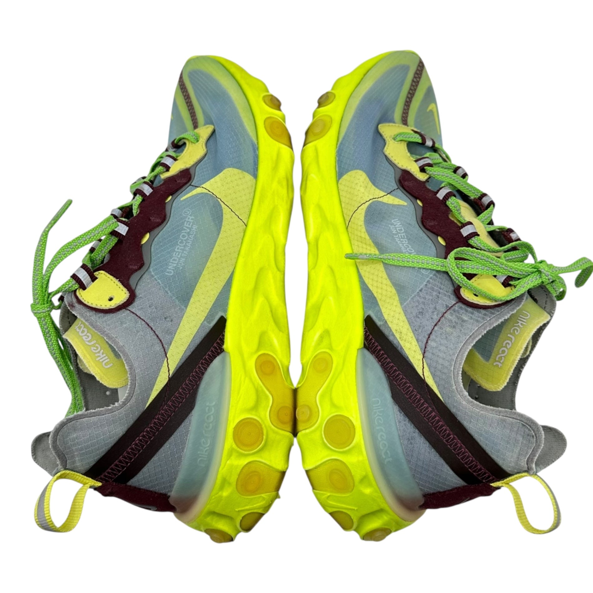 NIKE × UNDERCOVER(ナイキ × アンダーカバー) React Element 87 Blue/Yellow リアクト エレメント ブルー イエロー スニーカー BQ2718-400 26.0cm ブルー×イエロー