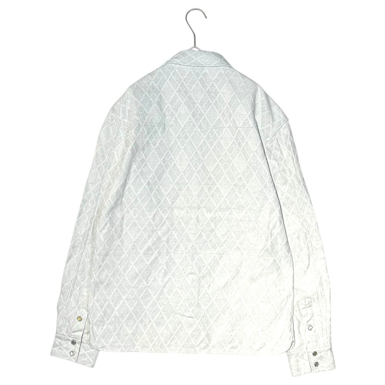R.J.B(アールジェイビー) Diamond Stitch Western Shirt ダイヤ ステッチ ウエスタン シャツ 42 ホワイト FLATHEAD フラットヘッド